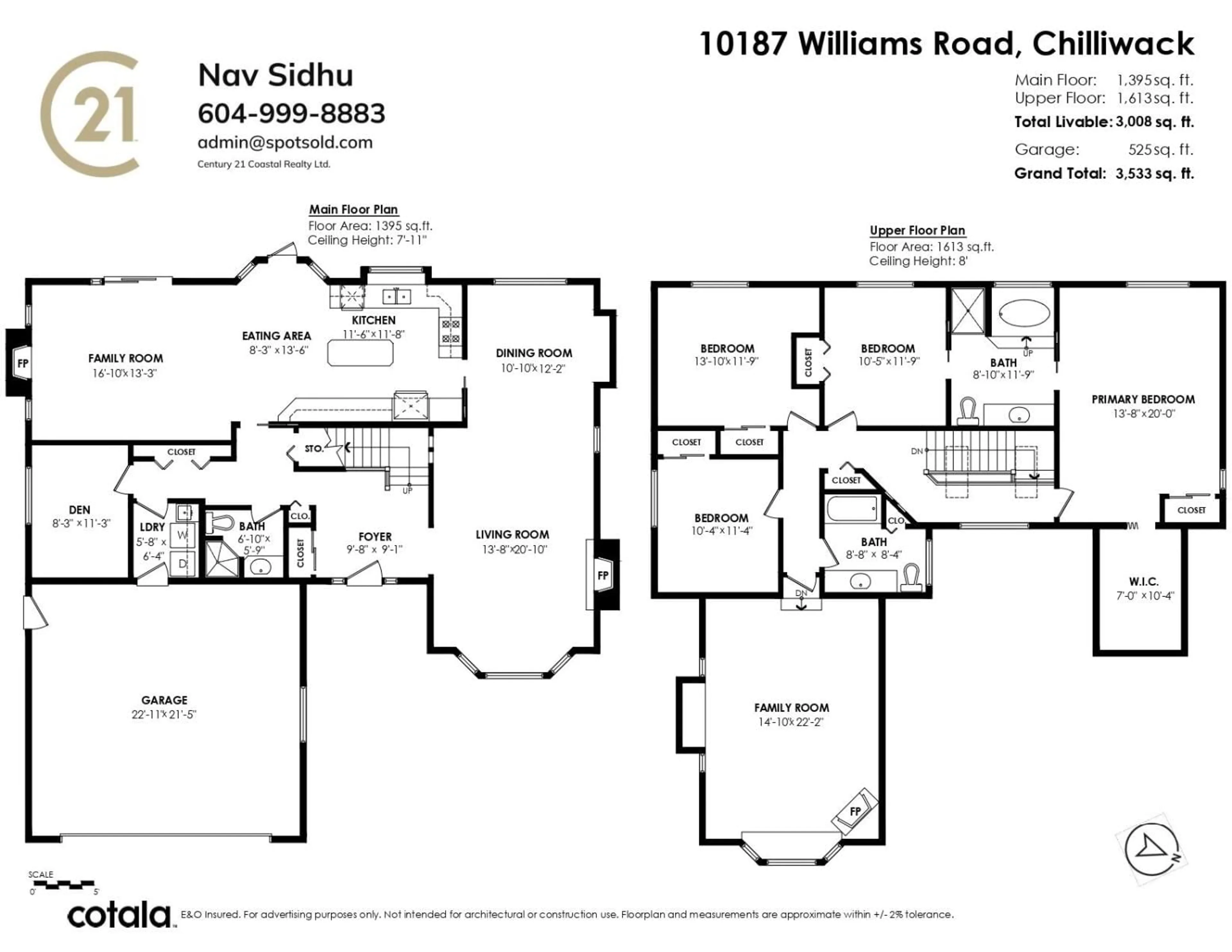 Floor plan for 10187 WILLIAMS ROAD|Fairfield Island, Chilliwack British Columbia V2P5H3