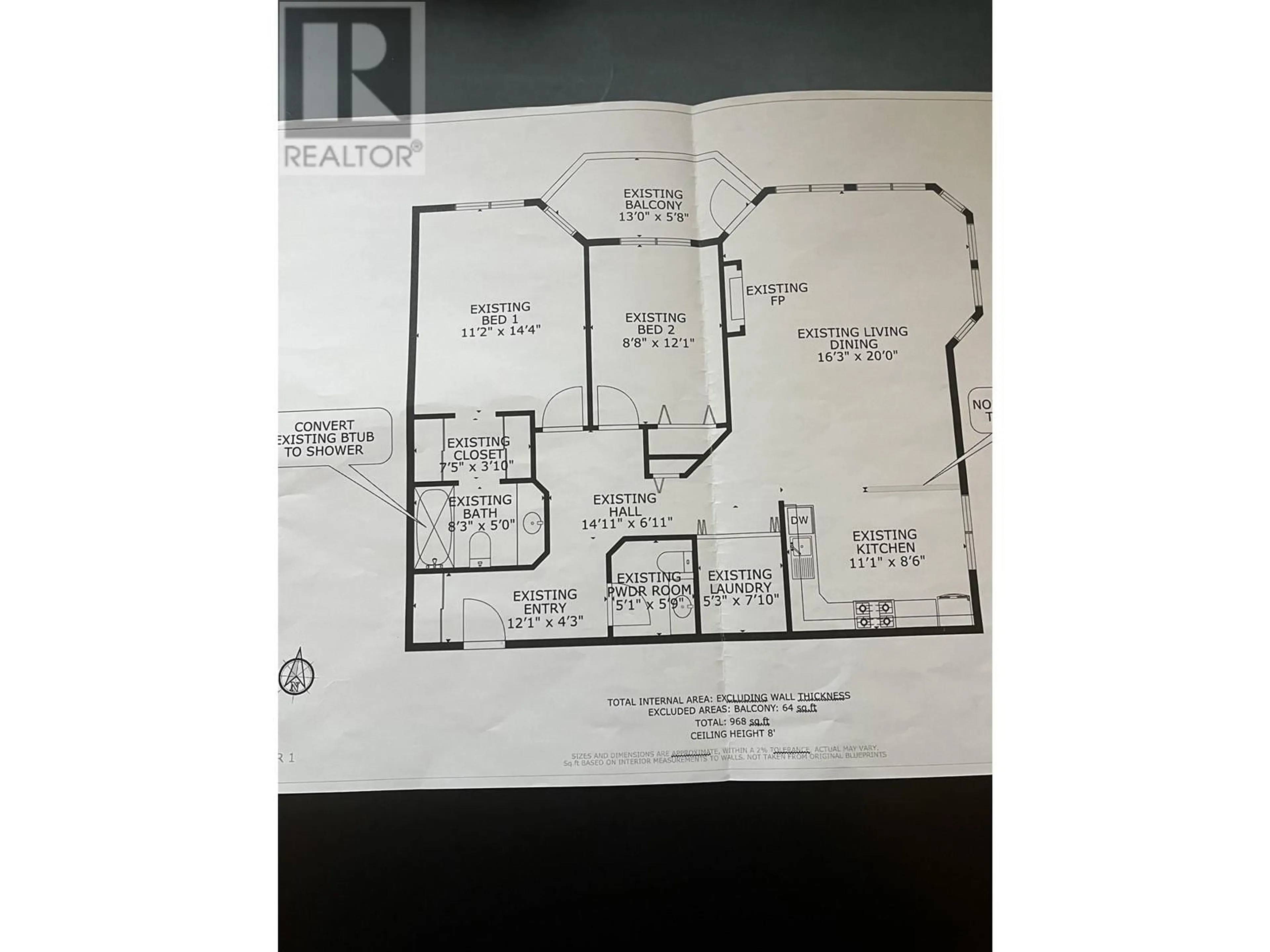 Floor plan for 117 5875 IMPERIAL STREET, Burnaby British Columbia V5J1G4