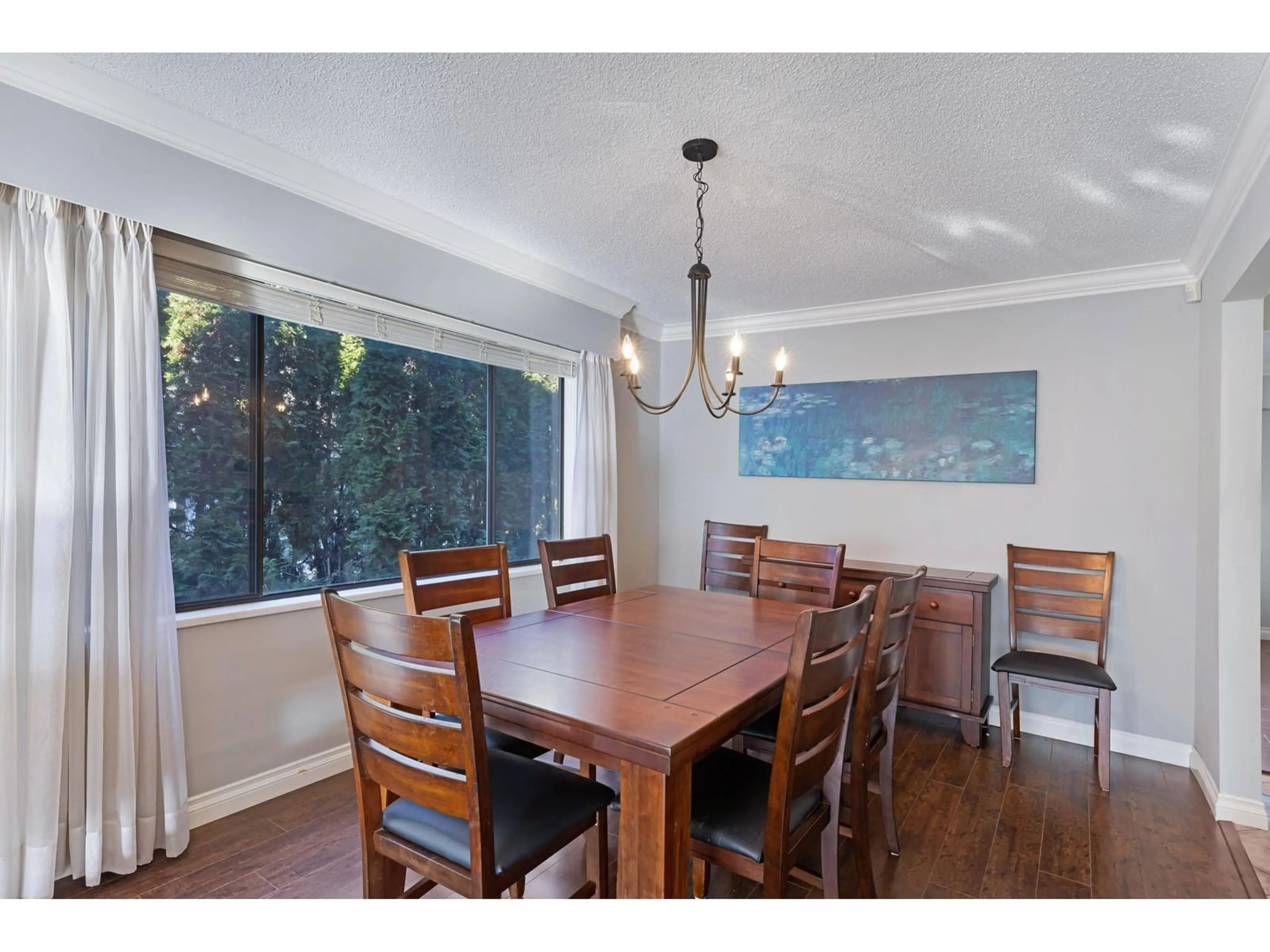 Dining room, wood/laminate floor for 20893 47TH AVENUE, Langley British Columbia V3A7E2