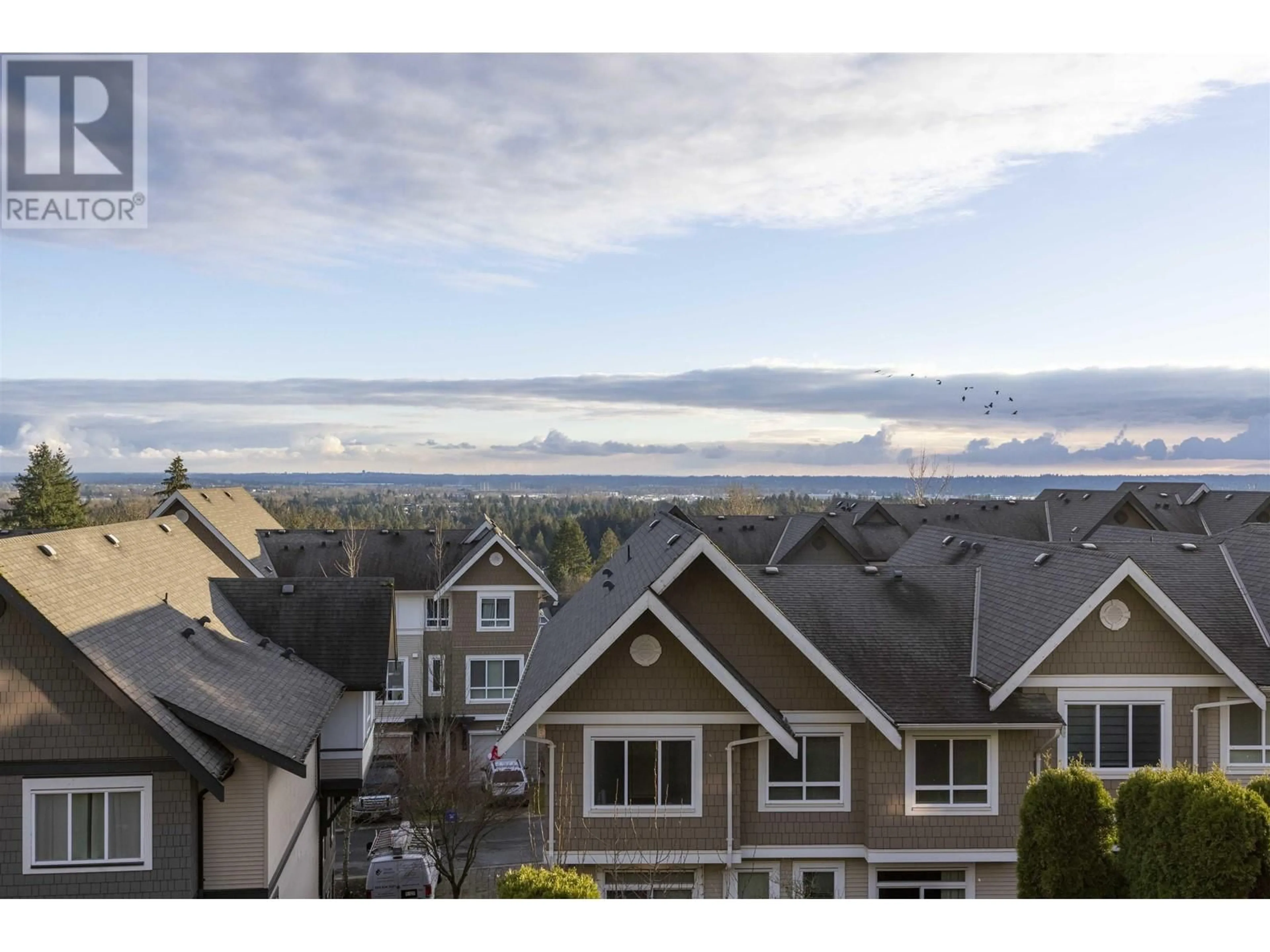 A pic from outside/outdoor area/front of a property/back of a property/a pic from drone, mountain view for 12 1295 SOBALL STREET, Coquitlam British Columbia V3E0G9