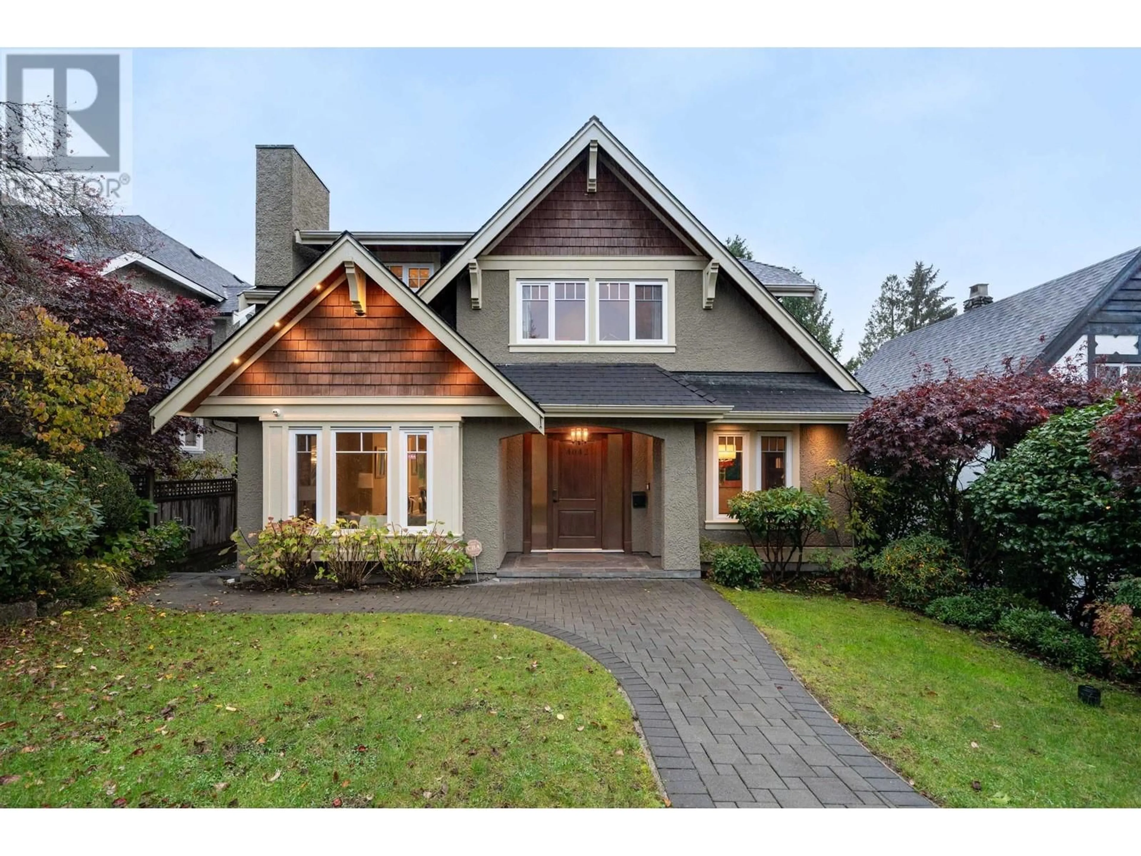 Home with brick exterior material, street for 4042 W 34TH AVENUE, Vancouver British Columbia V6N2L7