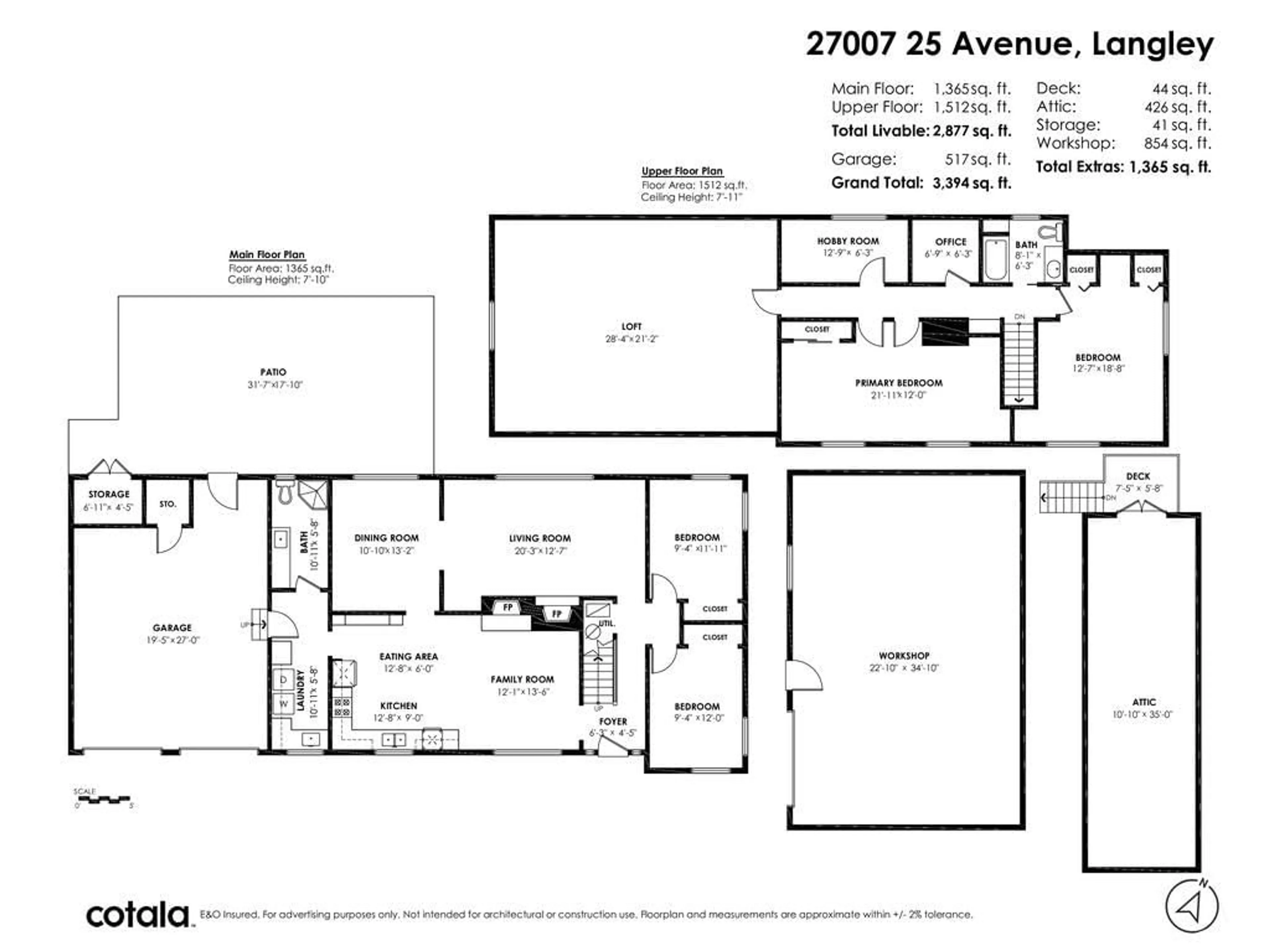 Floor plan for 27007 25 AVENUE, Langley British Columbia V4W3W5