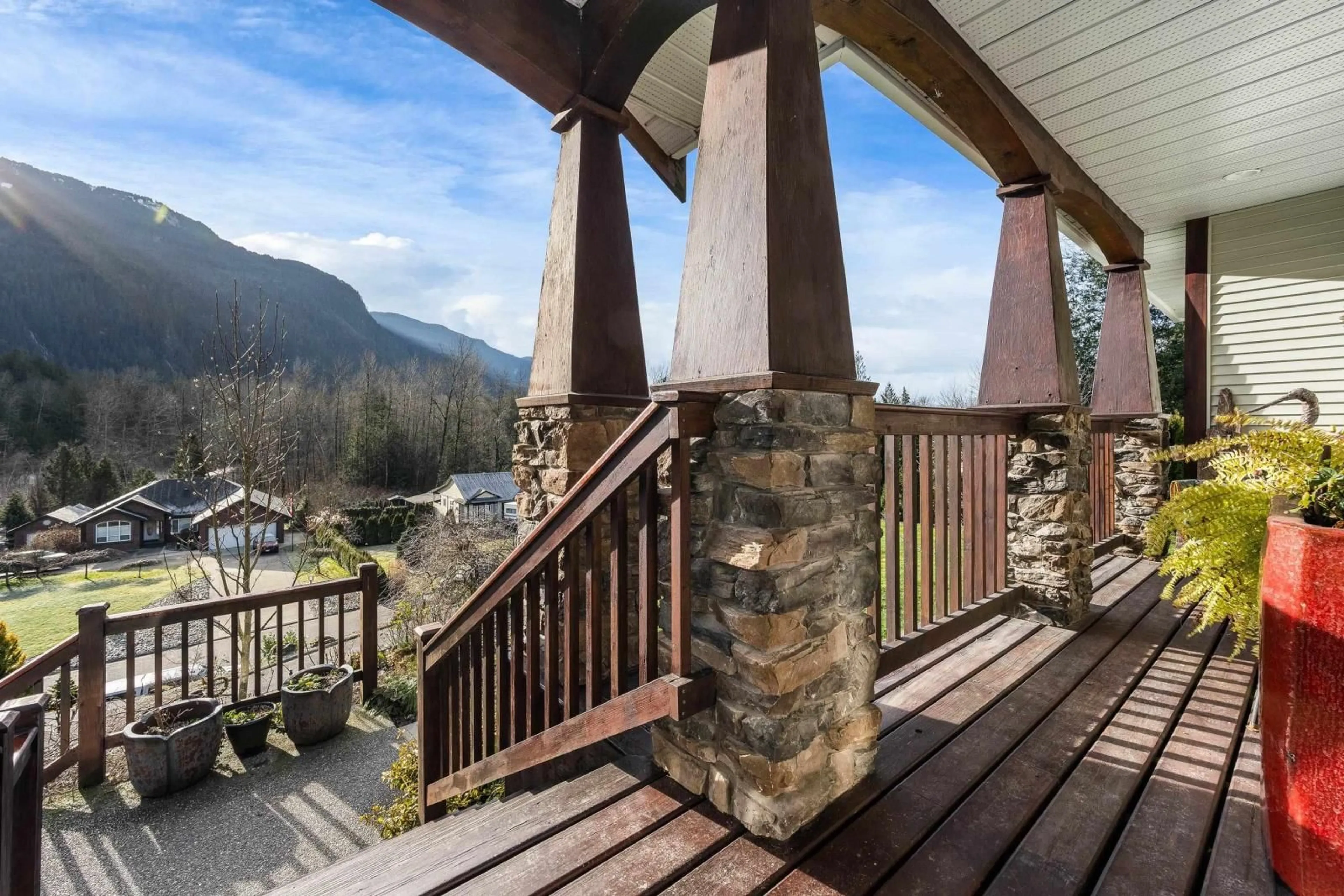 Patio, mountain view for 53731 BERSTON ROAD|Popkum, Rosedale British Columbia V0X1X1