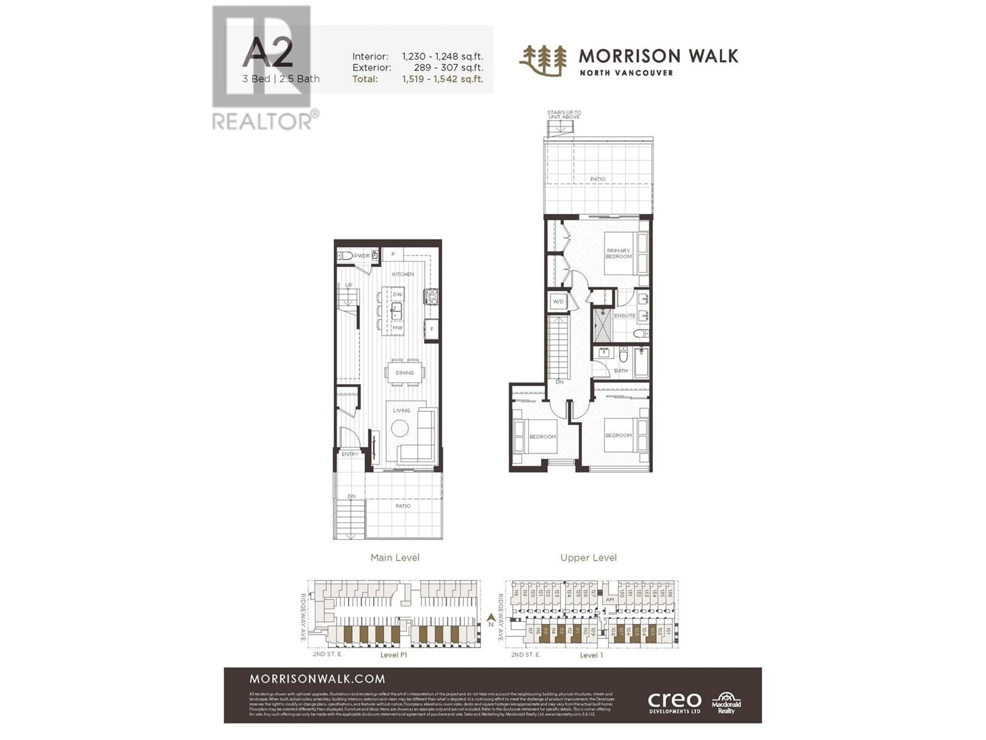 Floor plan for 111 602 E 2ND STREET, North Vancouver British Columbia V7L1G7