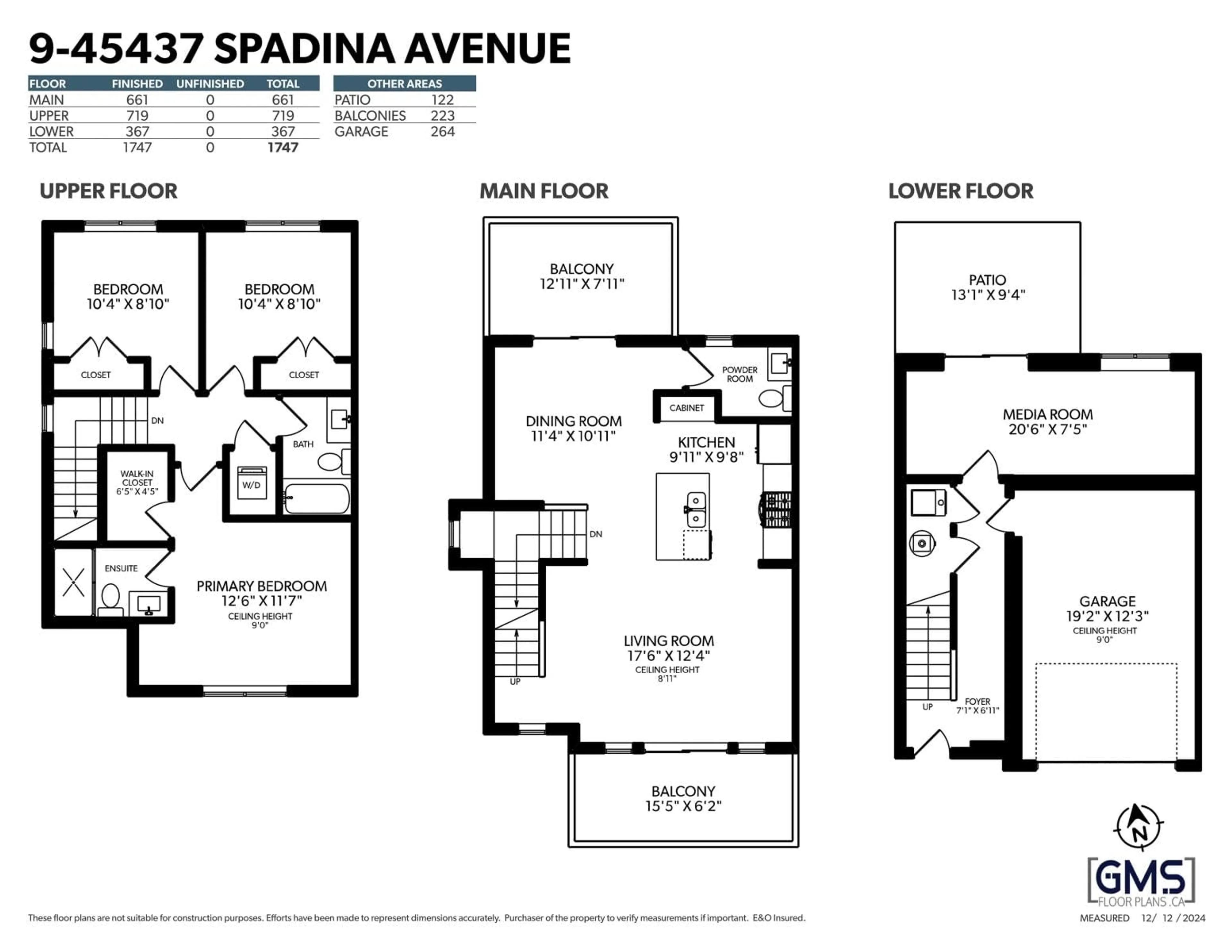 Floor plan for 9 45437 SPADINA AVENUE|Chilliwack Proper, Chilliwack British Columbia V2P0J9