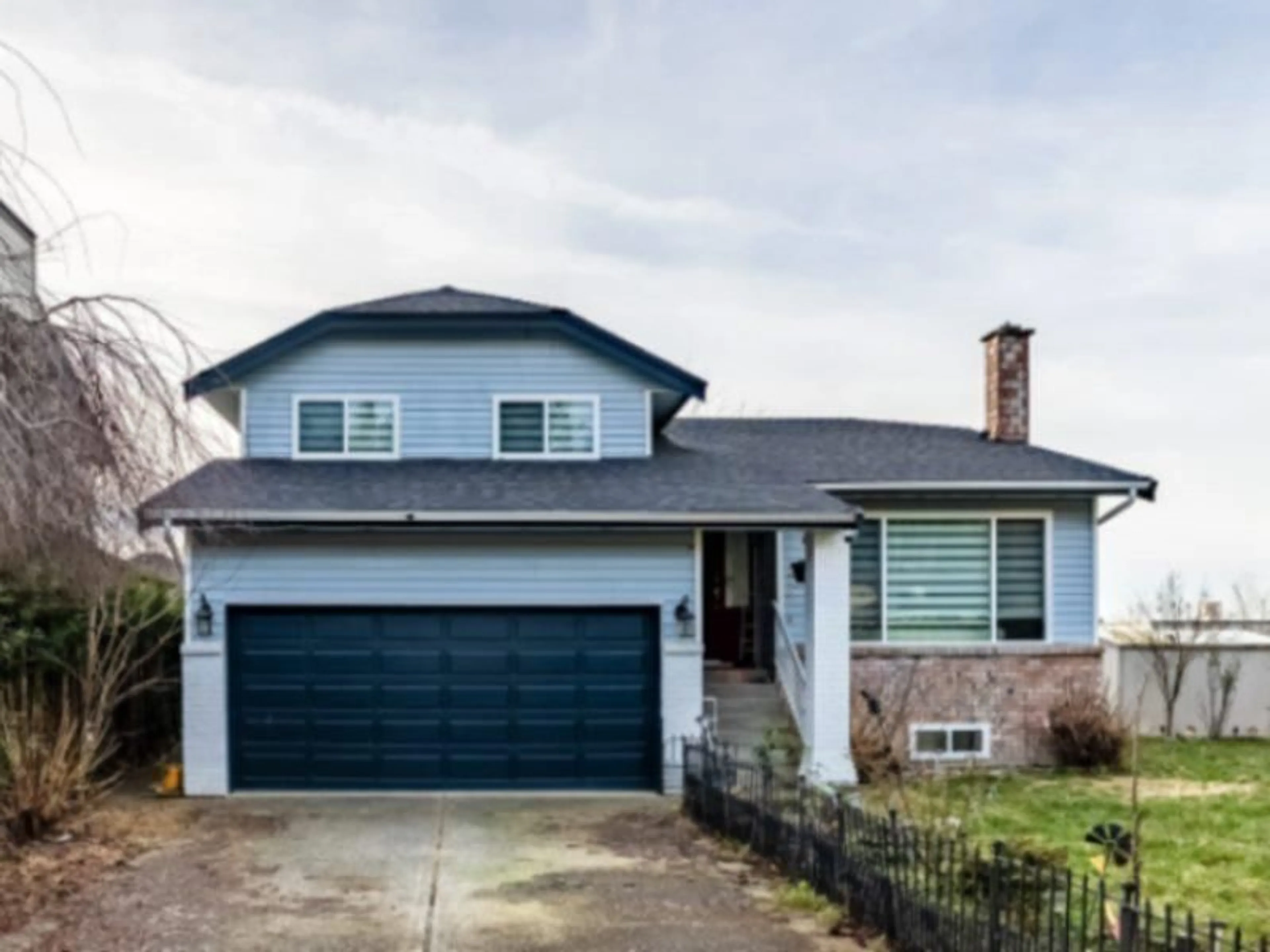 Home with vinyl exterior material, street for 5099 219 STREET, Langley British Columbia V3A8P7