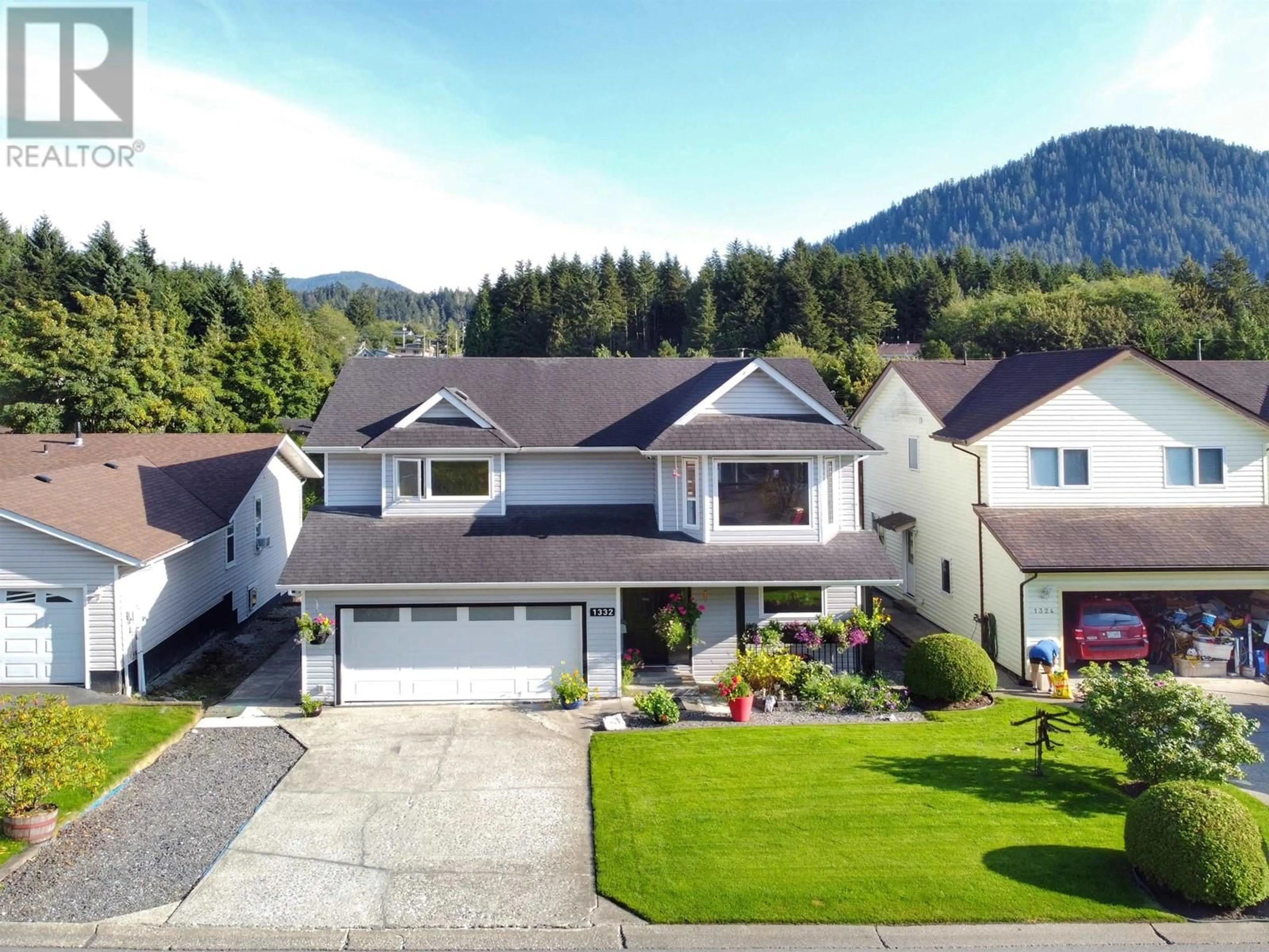 A pic from outside/outdoor area/front of a property/back of a property/a pic from drone, mountain view for 1332 E 7TH AVENUE, Prince Rupert British Columbia V8J4G7