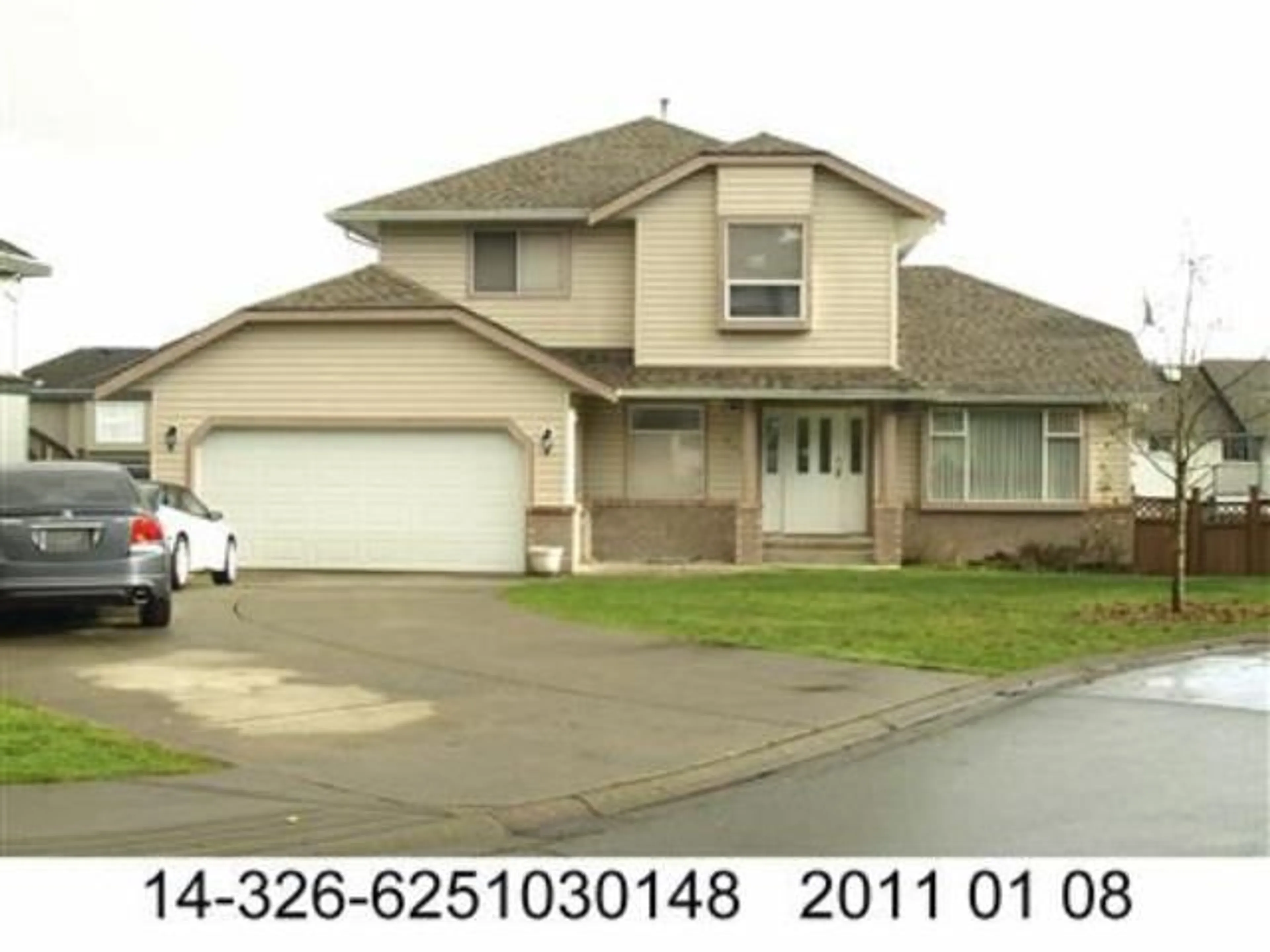 Home with vinyl exterior material, street for 8236 167A, Surrey British Columbia V4N3H5