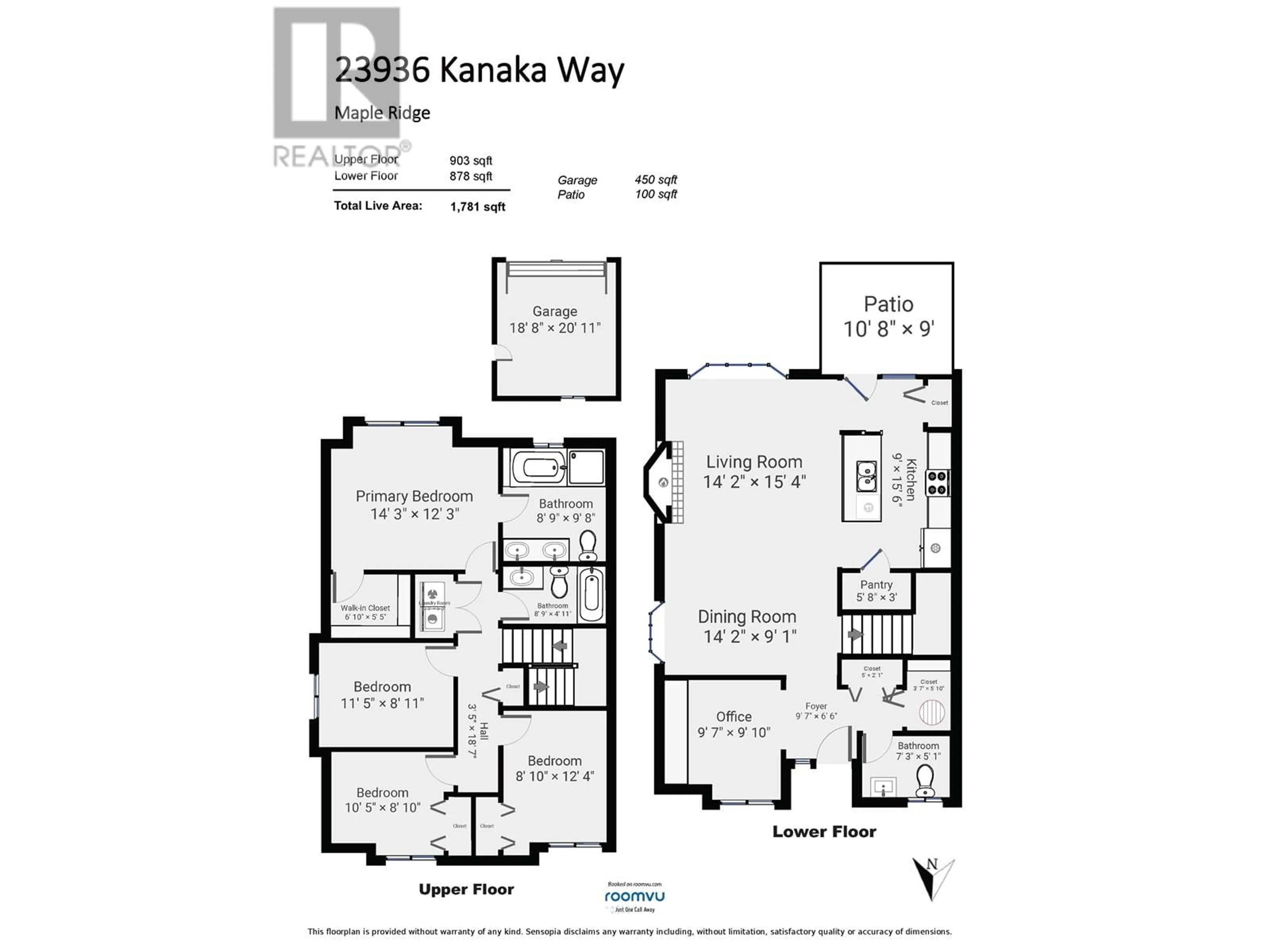 Floor plan for 23936 KANAKA WAY, Maple Ridge British Columbia V2W0H7