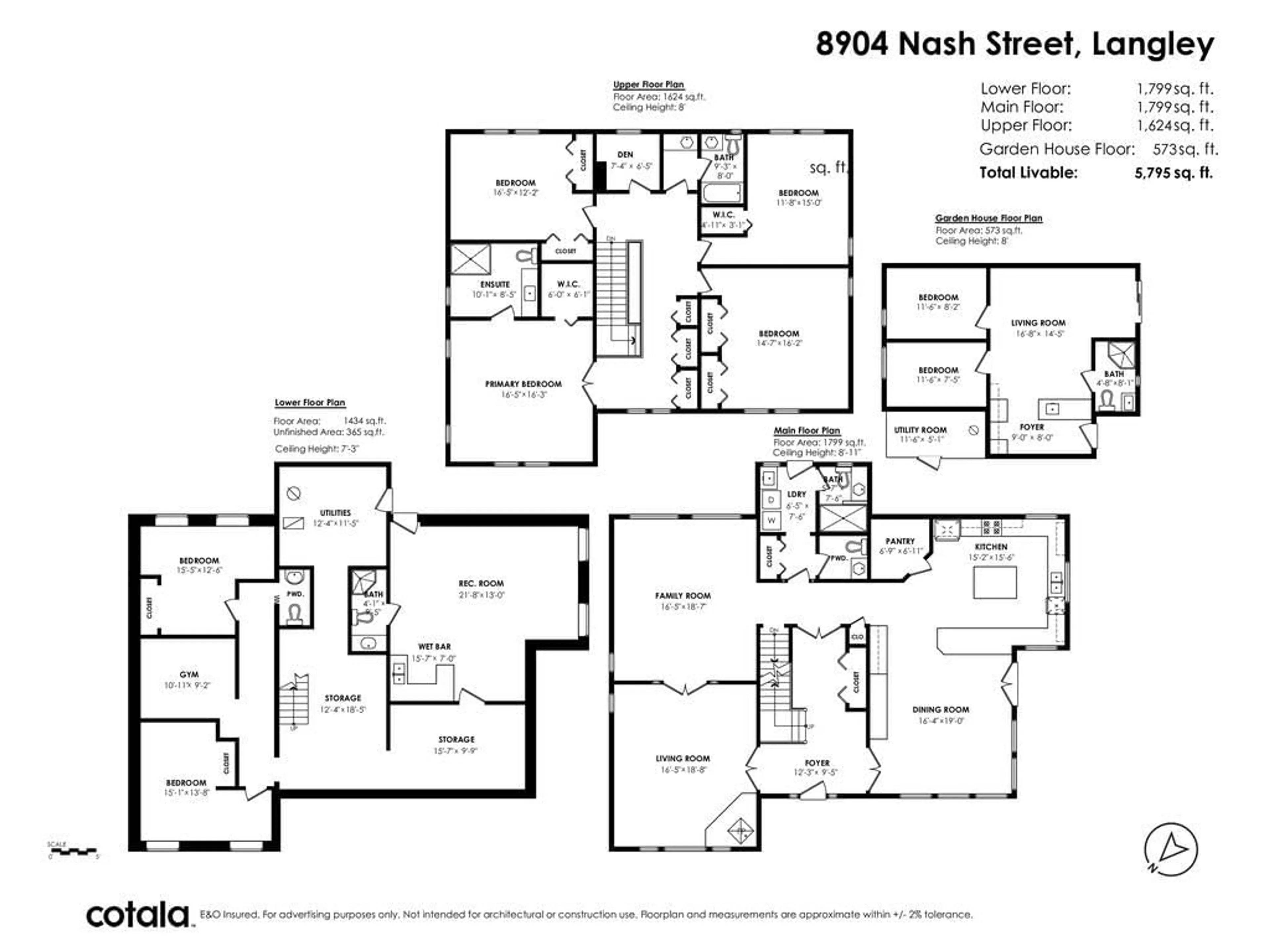 Floor plan for 8904 NASH, Langley British Columbia V1M2R4