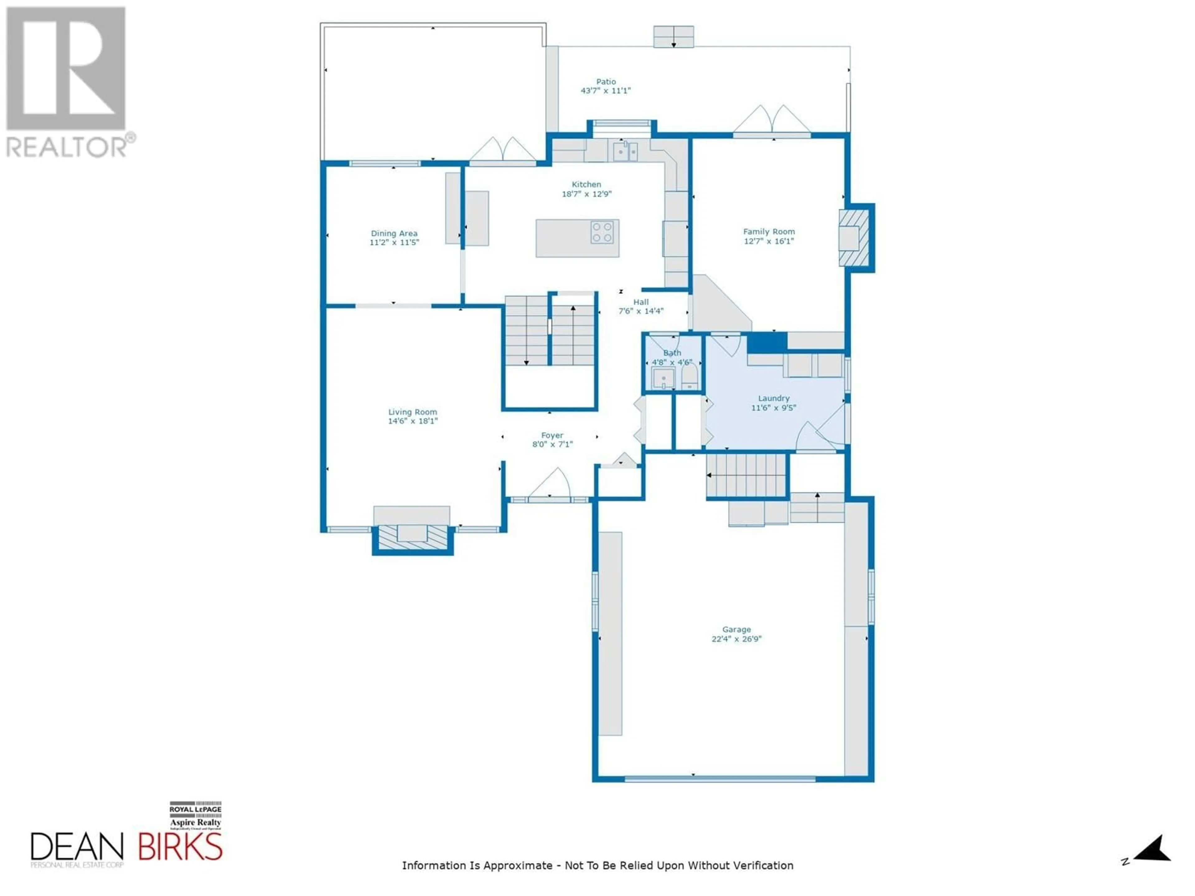 Floor plan for 7694 ST MARK CRESCENT, Prince George British Columbia V2N4B8