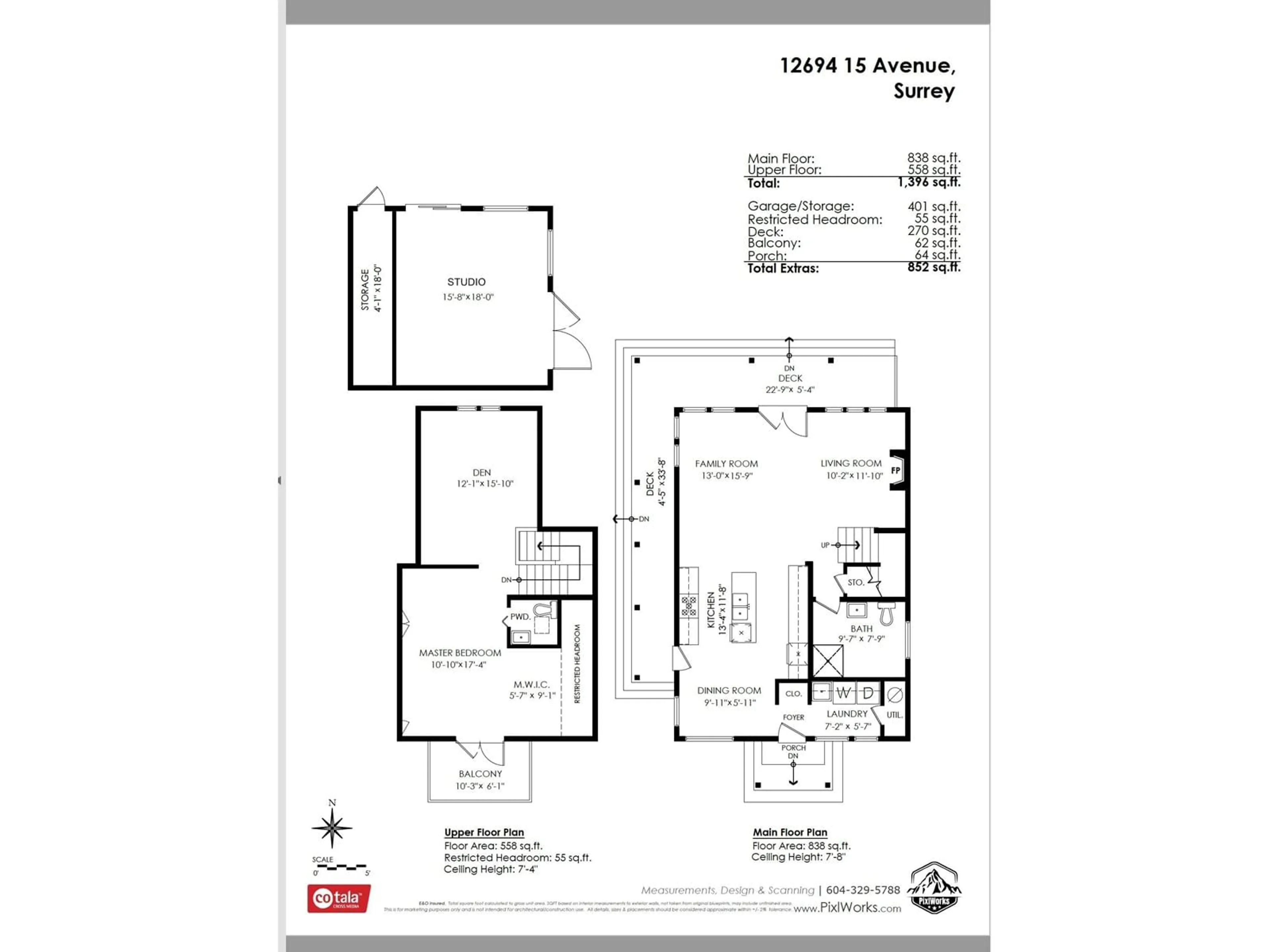 Floor plan for 12694 15 AVENUE, Surrey British Columbia V4A1K3