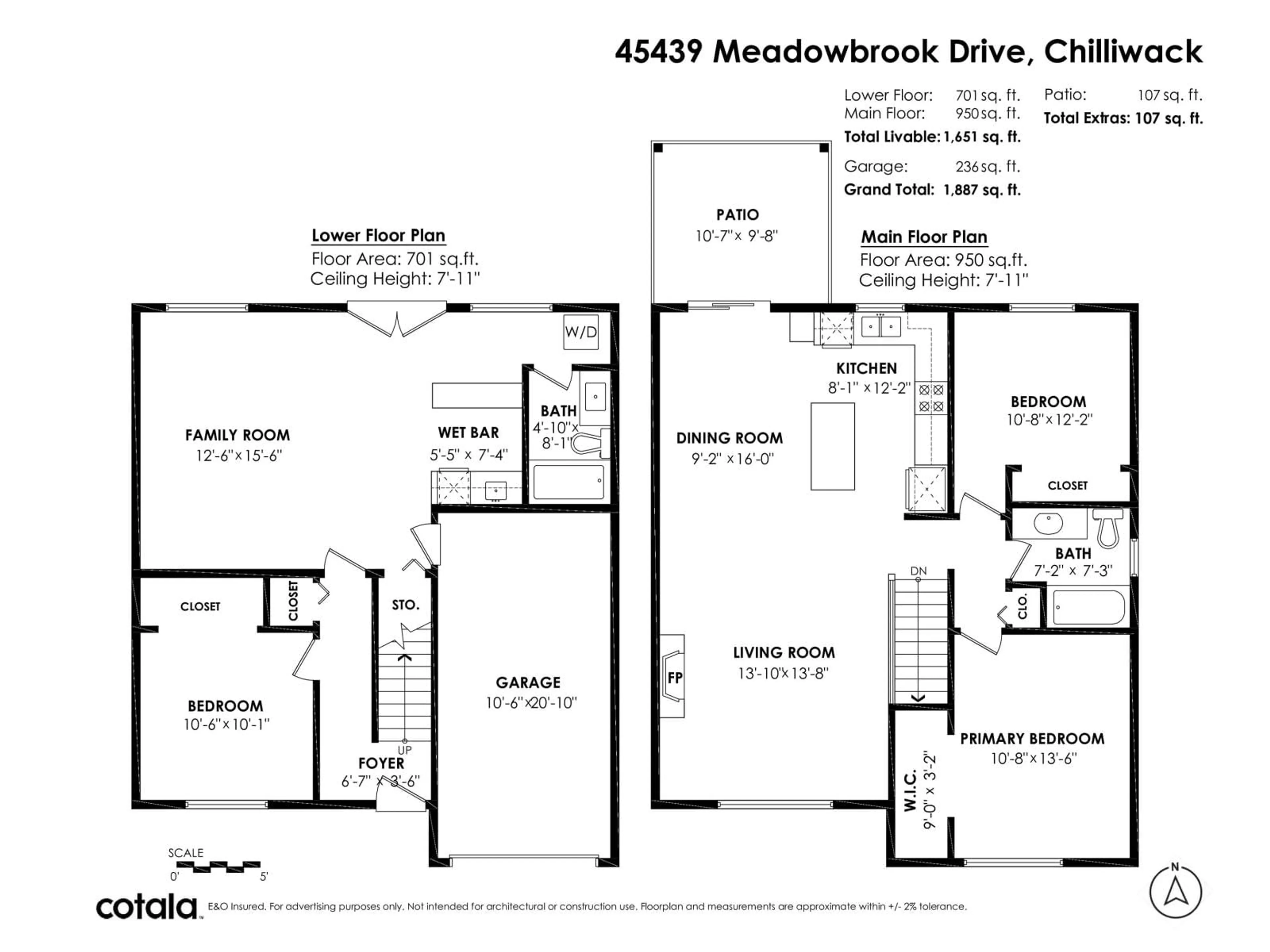 Floor plan for 45439 MEADOWBROOK DRIVE|Chilliwack Prope, Chilliwack British Columbia V2P7K3