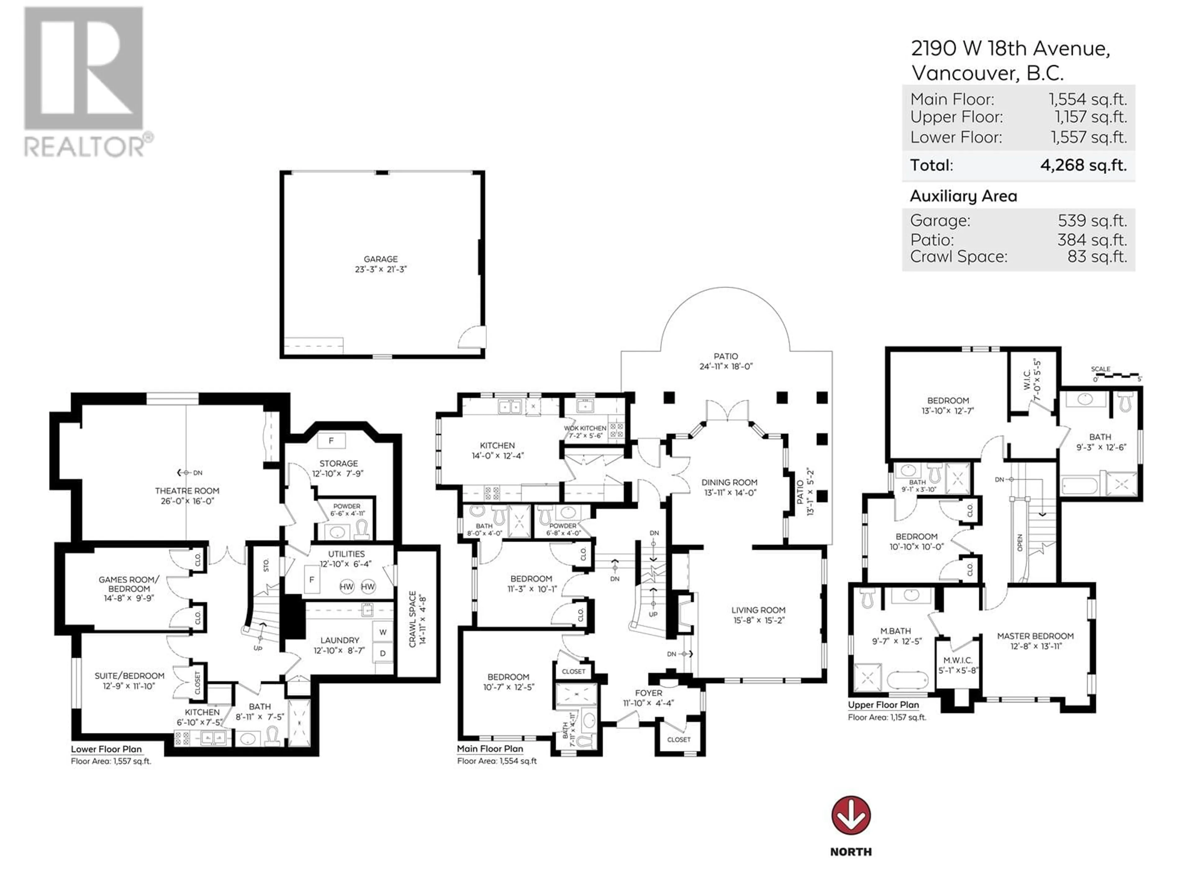 Floor plan for 2190 18TH AVENUE, Vancouver British Columbia V6L1A4