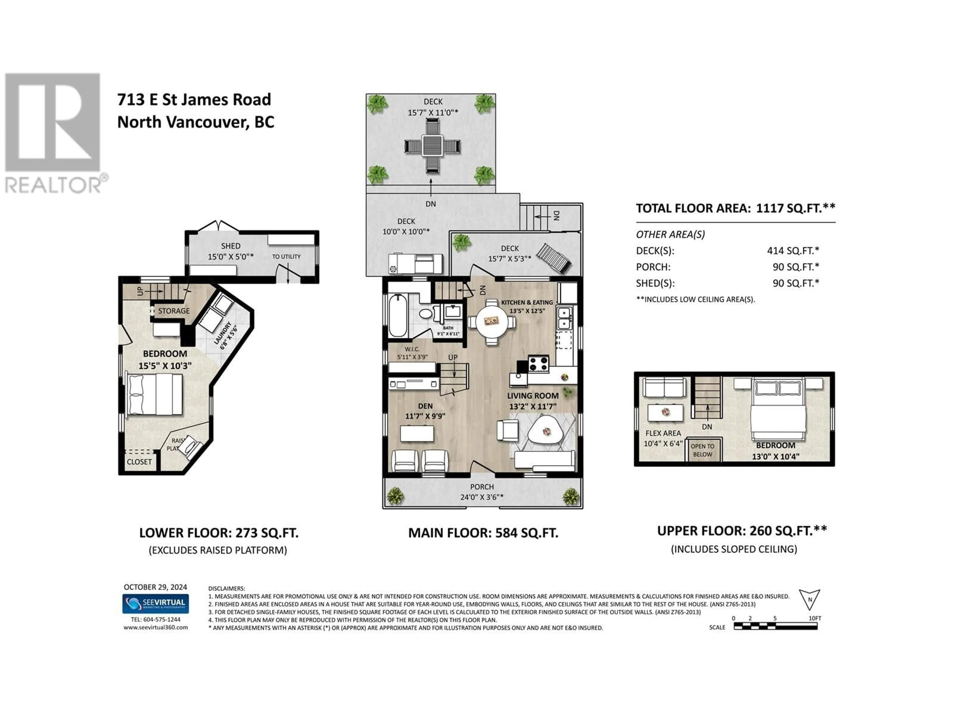 Floor plan for 713 E ST. JAMES ROAD, North Vancouver British Columbia V7K1G9