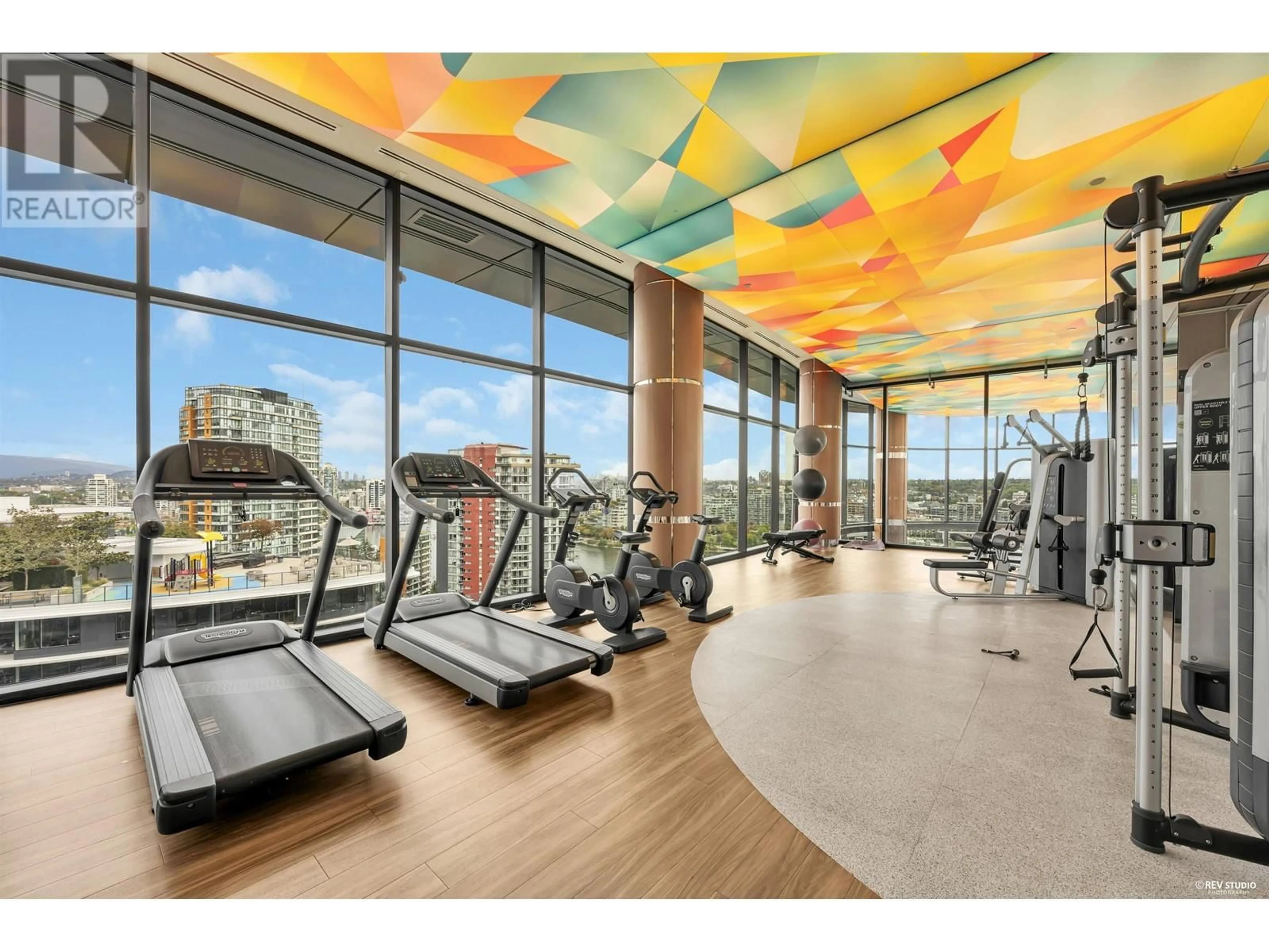 Gym or fitness room for 2705 89 NELSON STREET, Vancouver British Columbia V6Z0E7