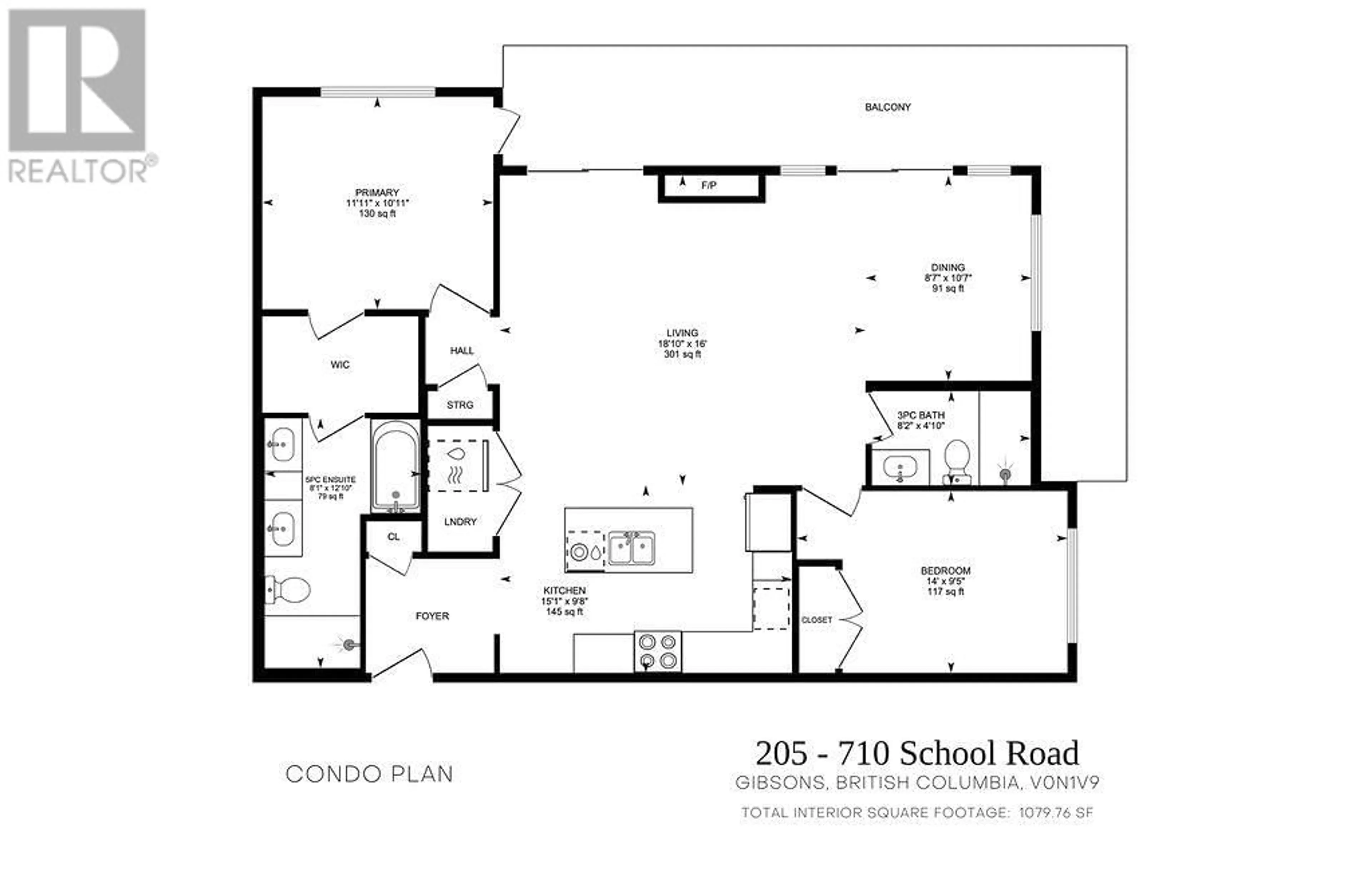 Floor plan for 205 710 SCHOOL ROAD, Gibsons British Columbia V0N1V9