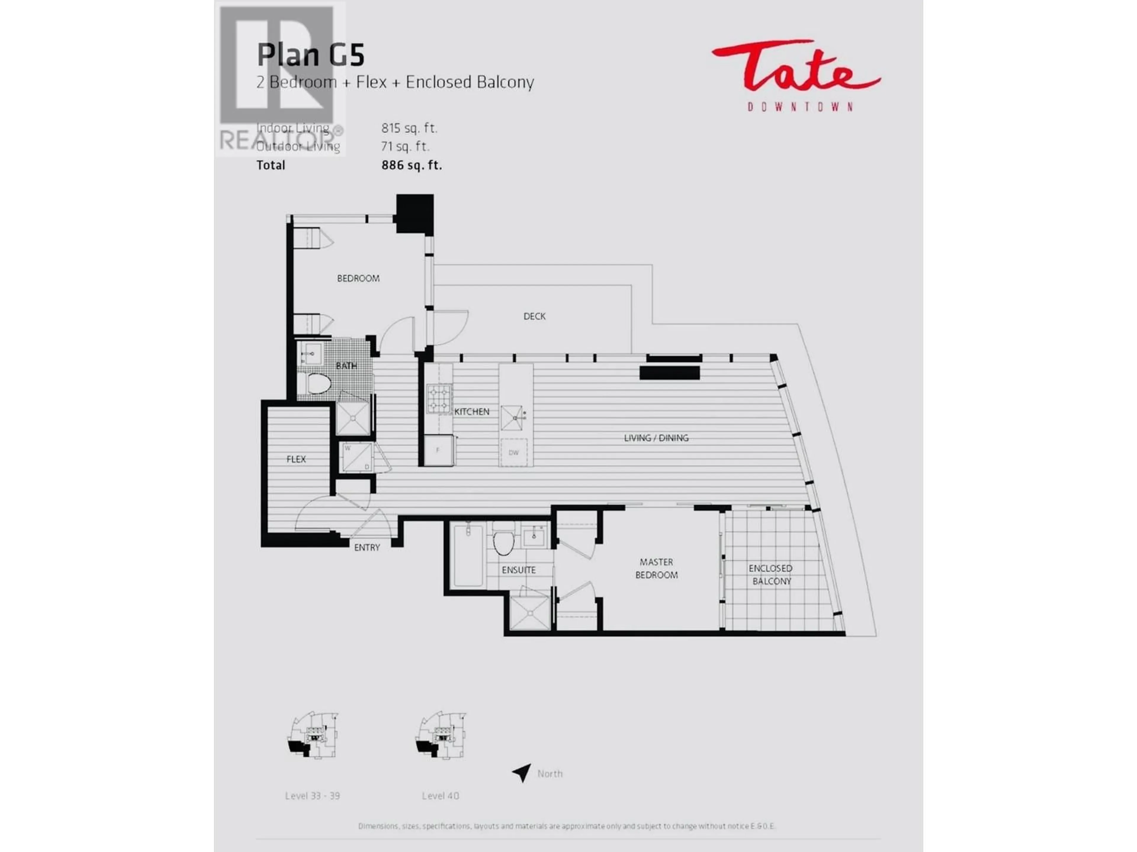 Floor plan for 3506 - 1283 HOWE STREET, Vancouver British Columbia V6Z0E3
