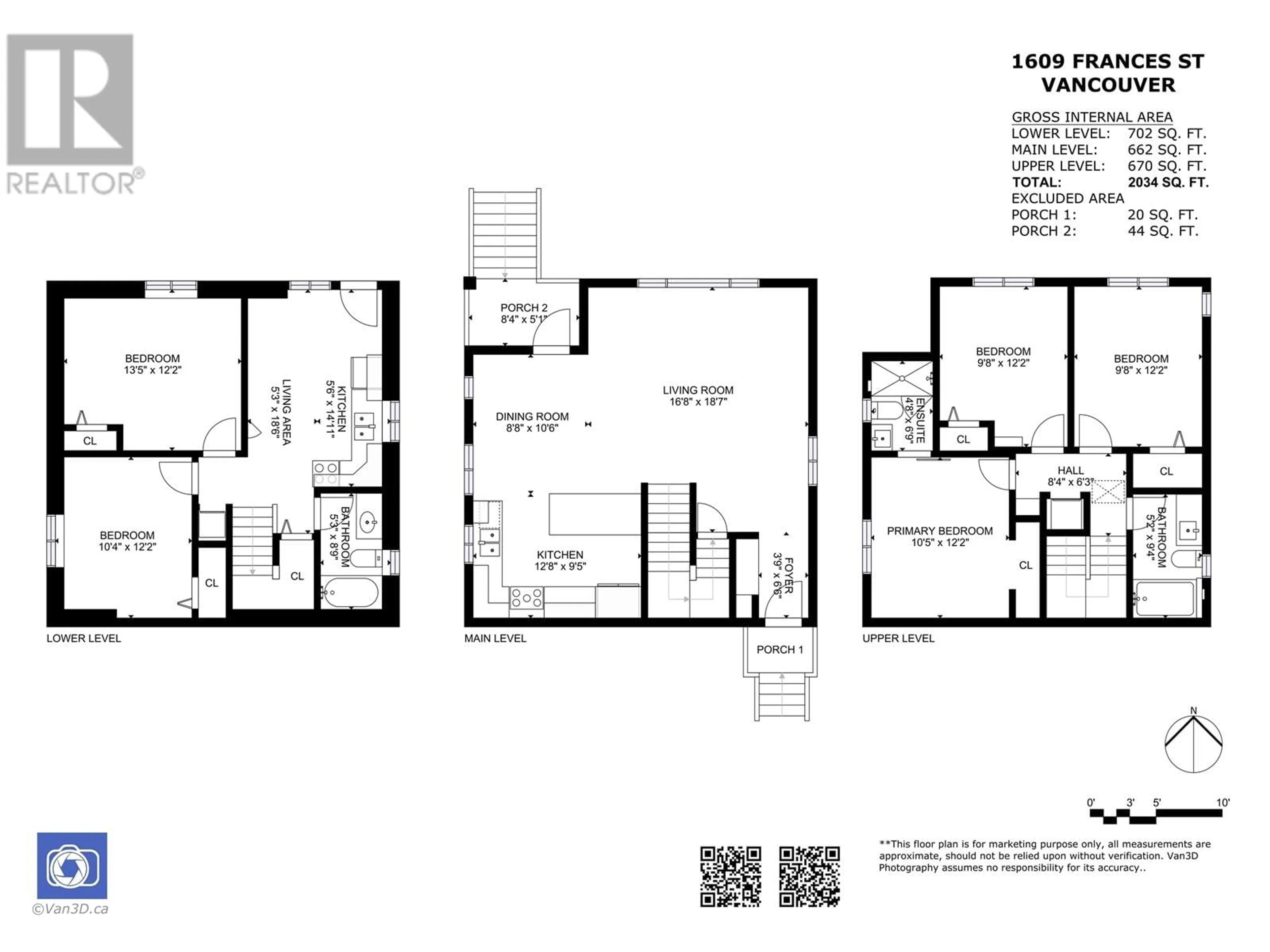 Floor plan for 1609 FRANCES STREET, Vancouver British Columbia V5L1Z3