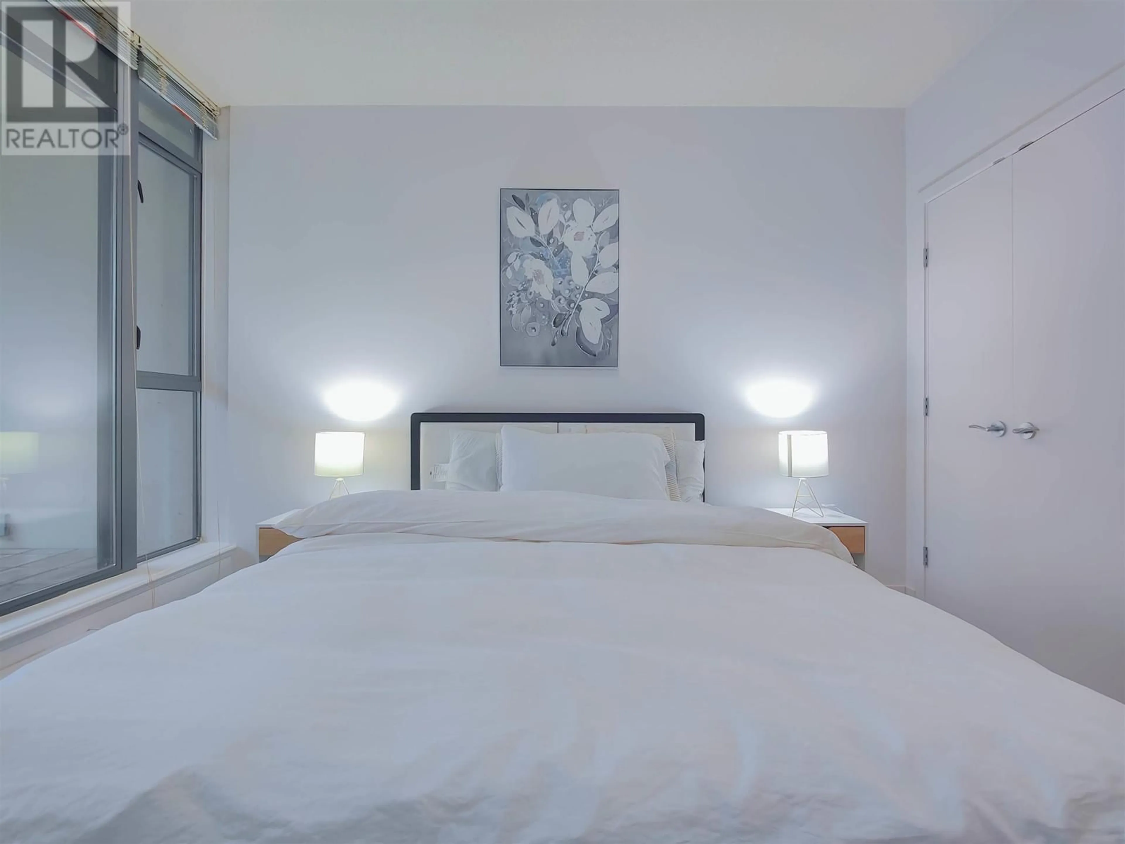 Bedroom with bed, unknown for 502 7360 ELMBRIDGE WAY, Richmond British Columbia V6X0A5