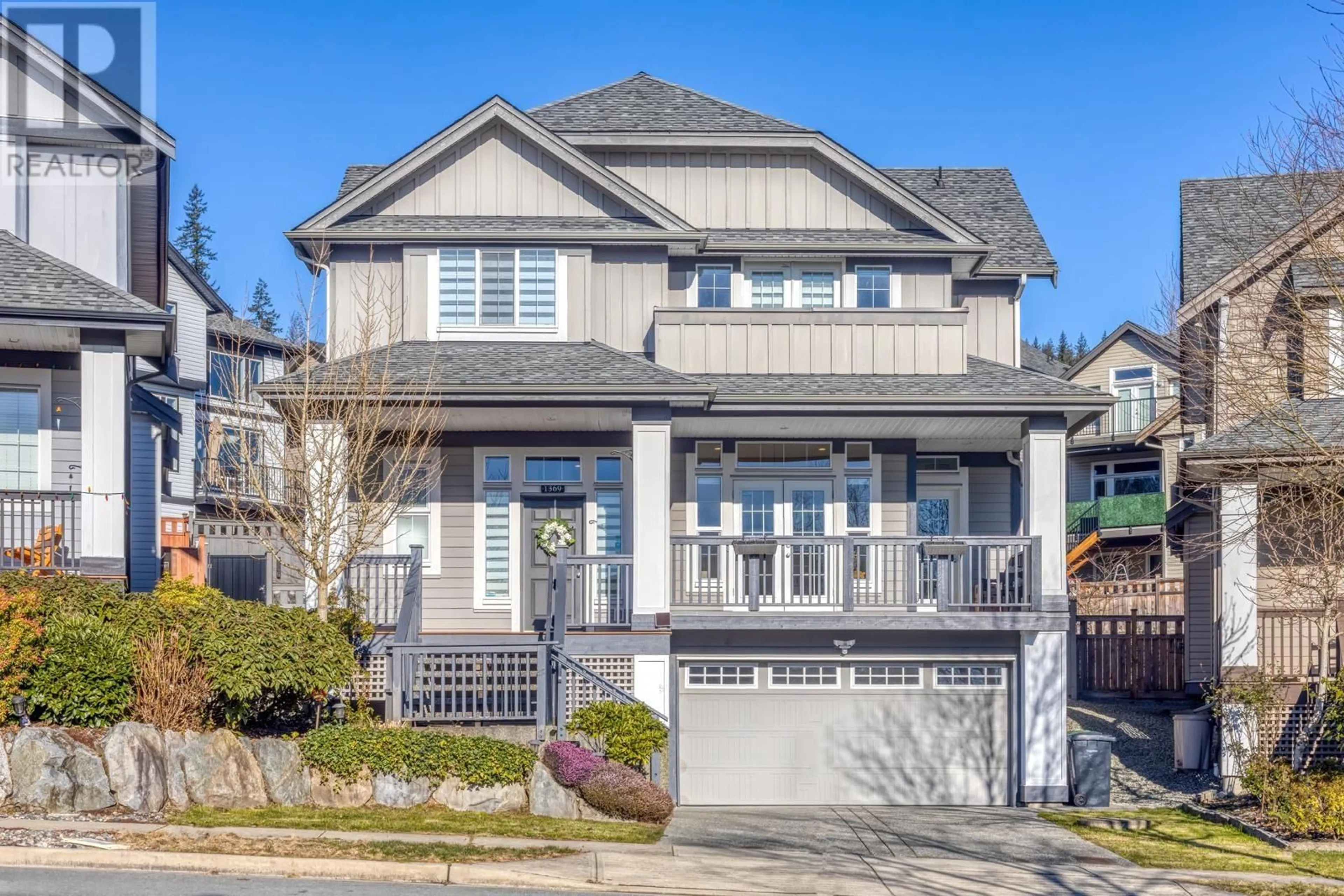 Home with brick exterior material, street for 1369 BEVERLY PLACE, Coquitlam British Columbia V3E3H1