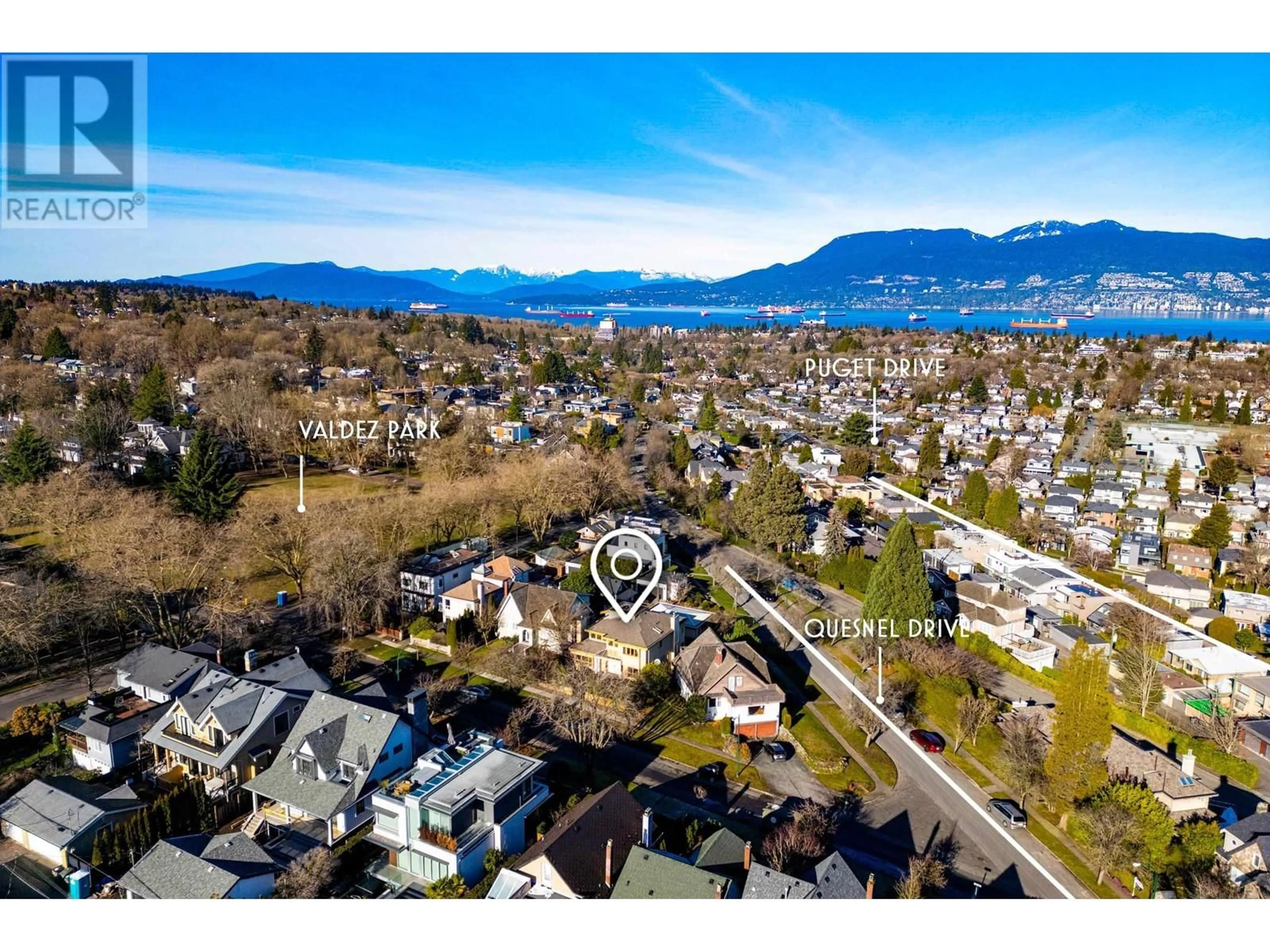 A pic from outside/outdoor area/front of a property/back of a property/a pic from drone, mountain view for 3169 23RD AVENUE, Vancouver British Columbia V6L1P7