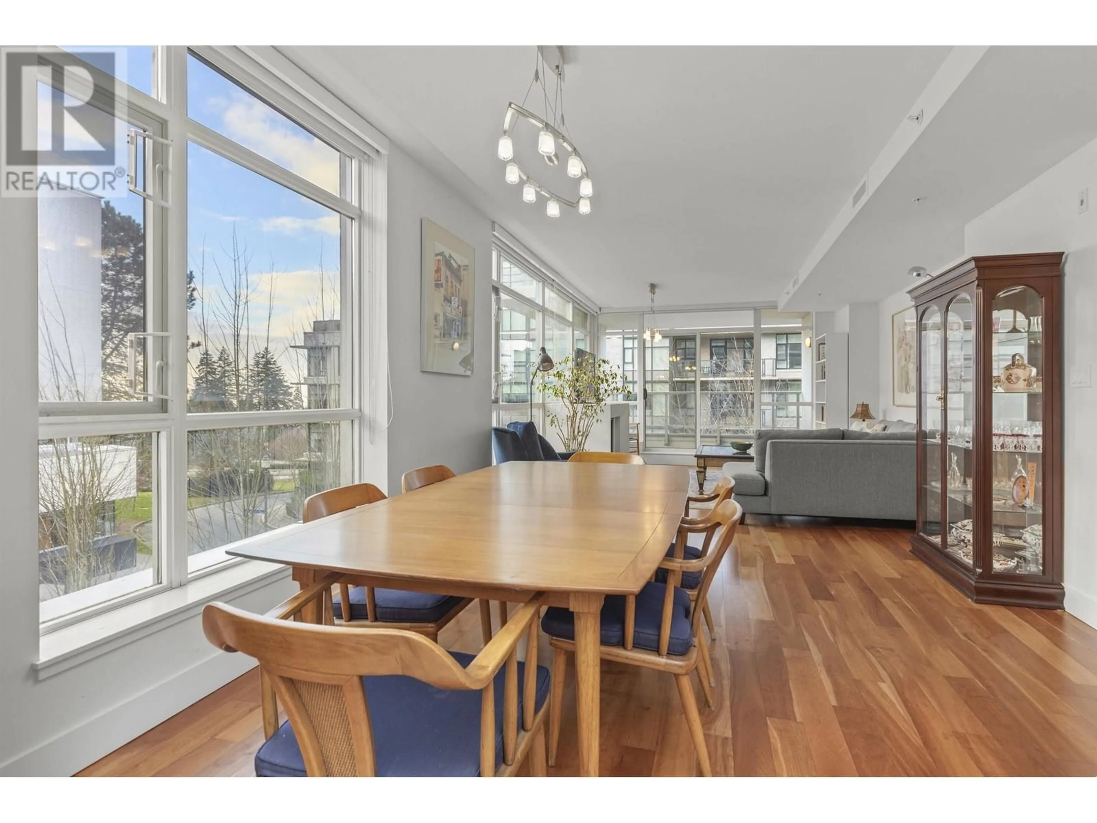 Dining room, wood/laminate floor for 302 6080 IONA DRIVE, Vancouver British Columbia V6T0A4