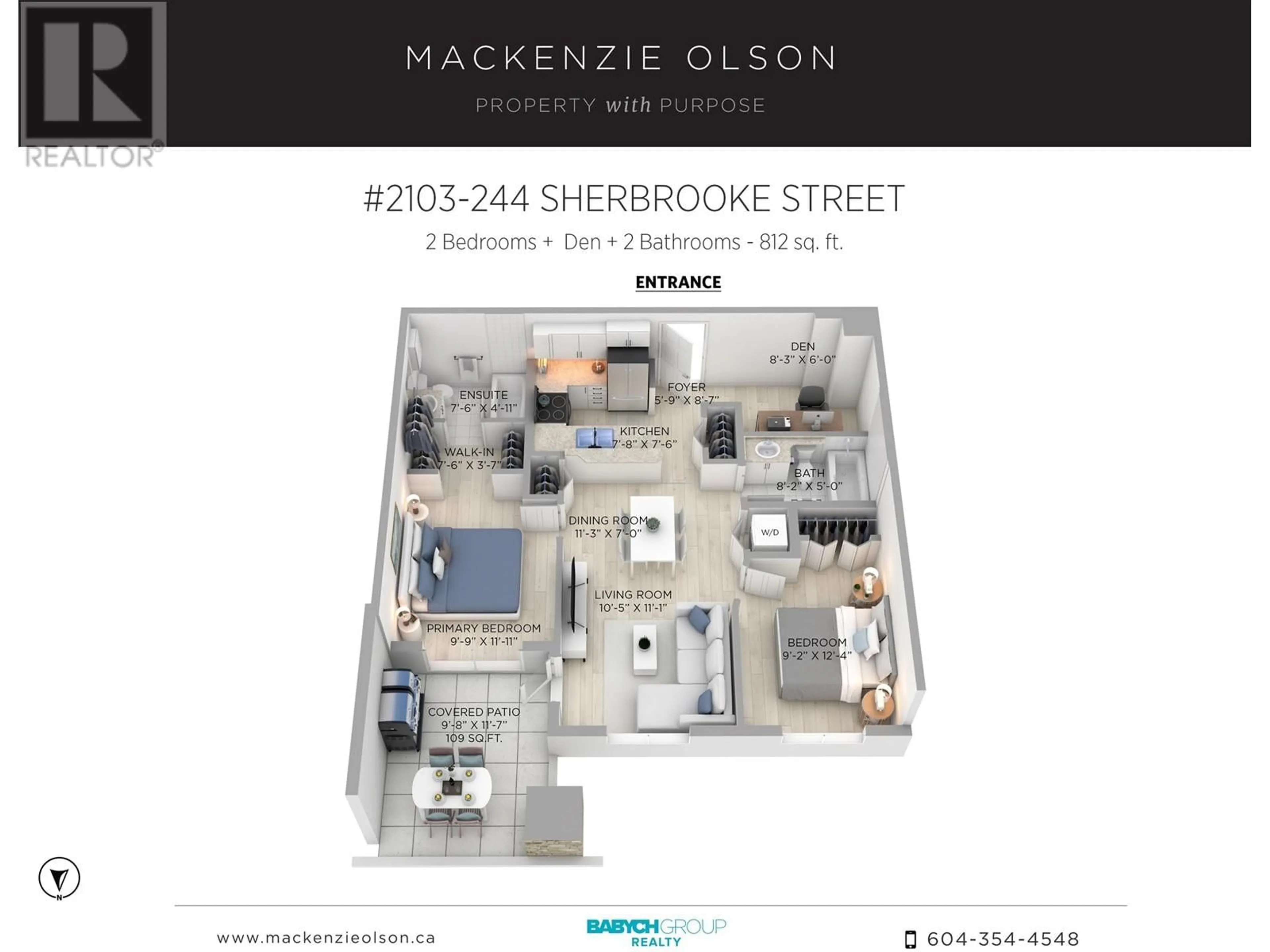 Floor plan for 2103 244 SHERBROOKE STREET, New Westminster British Columbia V3L0A3