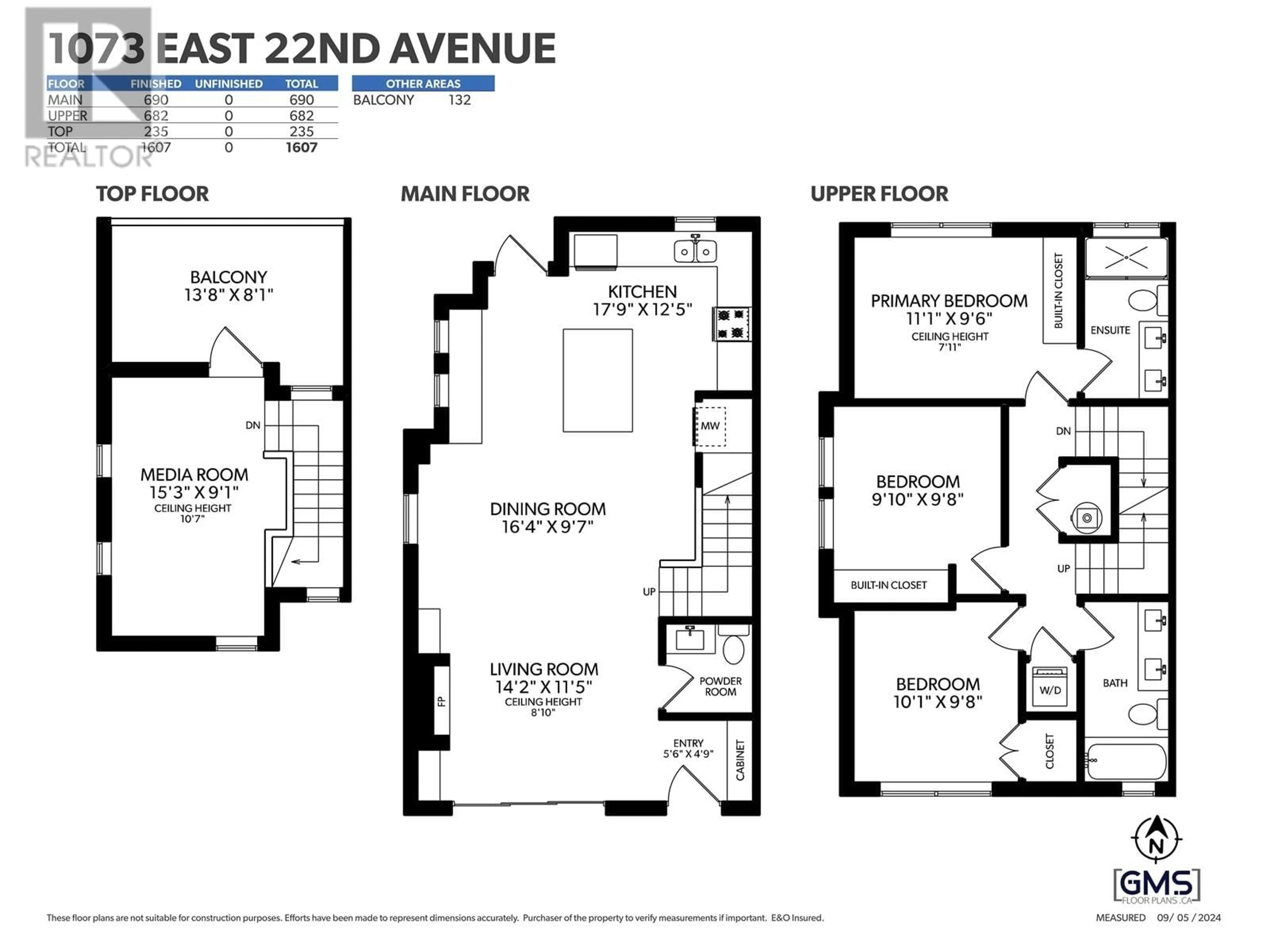 Floor plan for 1073 E 22ND AVENUE, Vancouver British Columbia V0V0V0