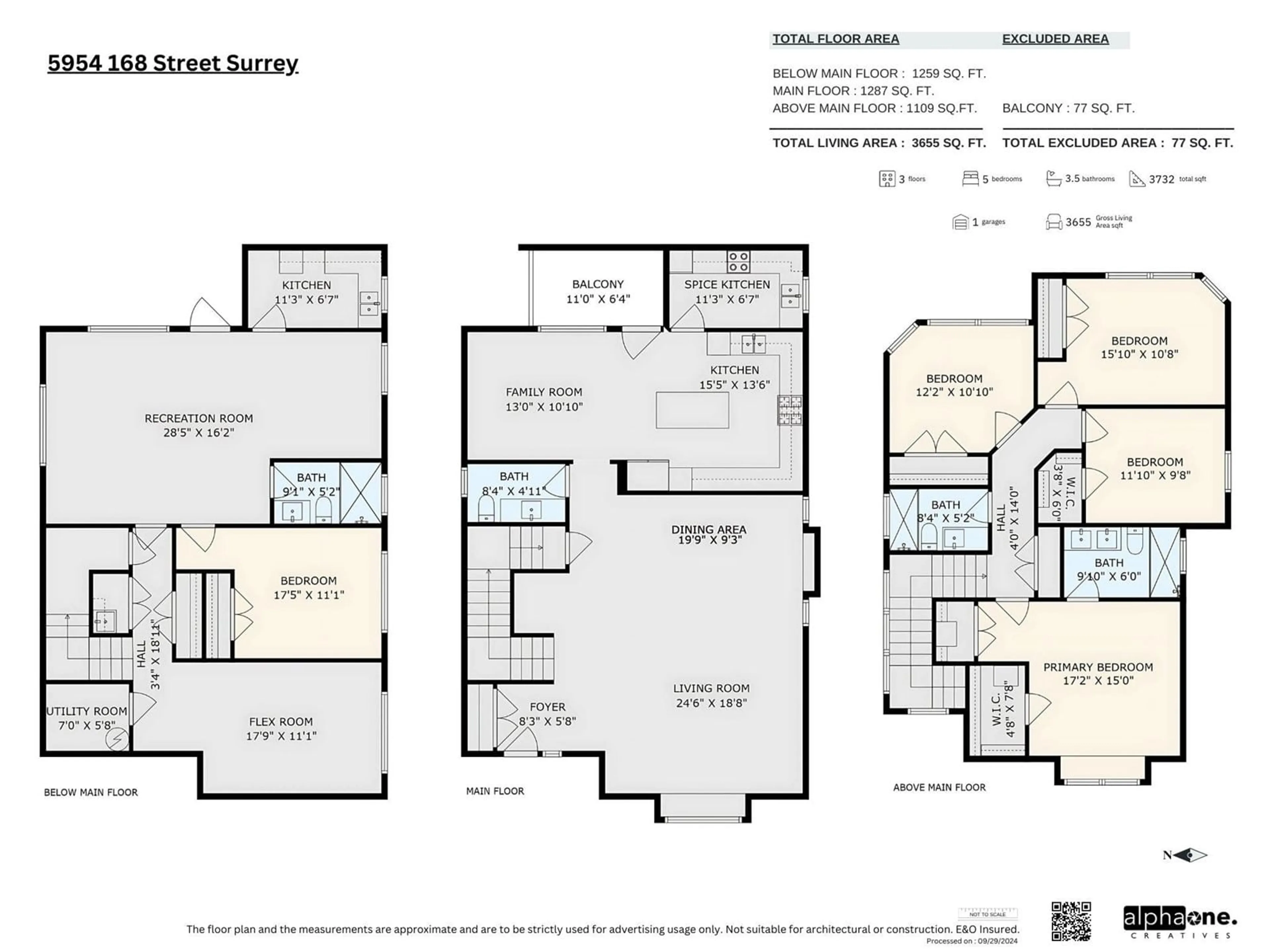 Floor plan for 5936 168 STREET STREET, Surrey British Columbia V3S3X6