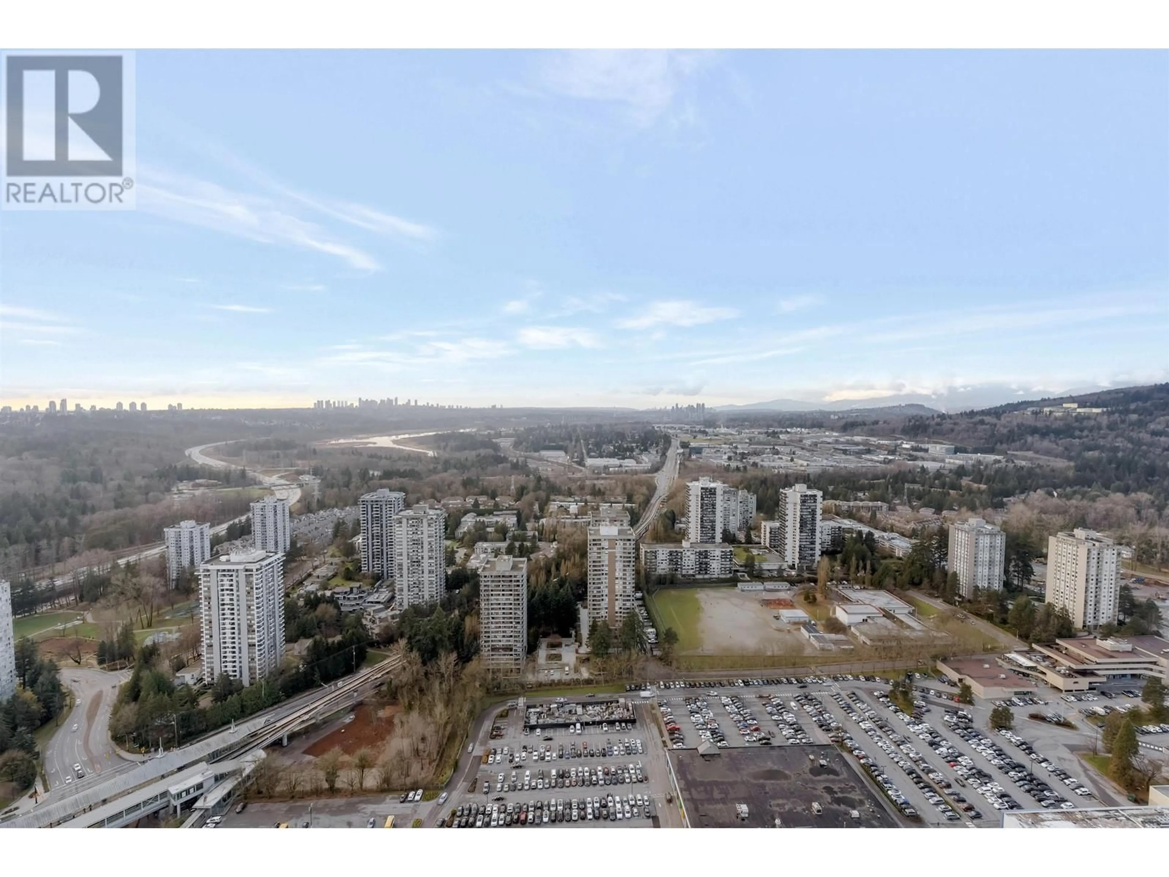 A pic from outside/outdoor area/front of a property/back of a property/a pic from drone, city buildings view from balcony for 4507 3809 EVERGREEN PLACE, Burnaby British Columbia V3J0M1