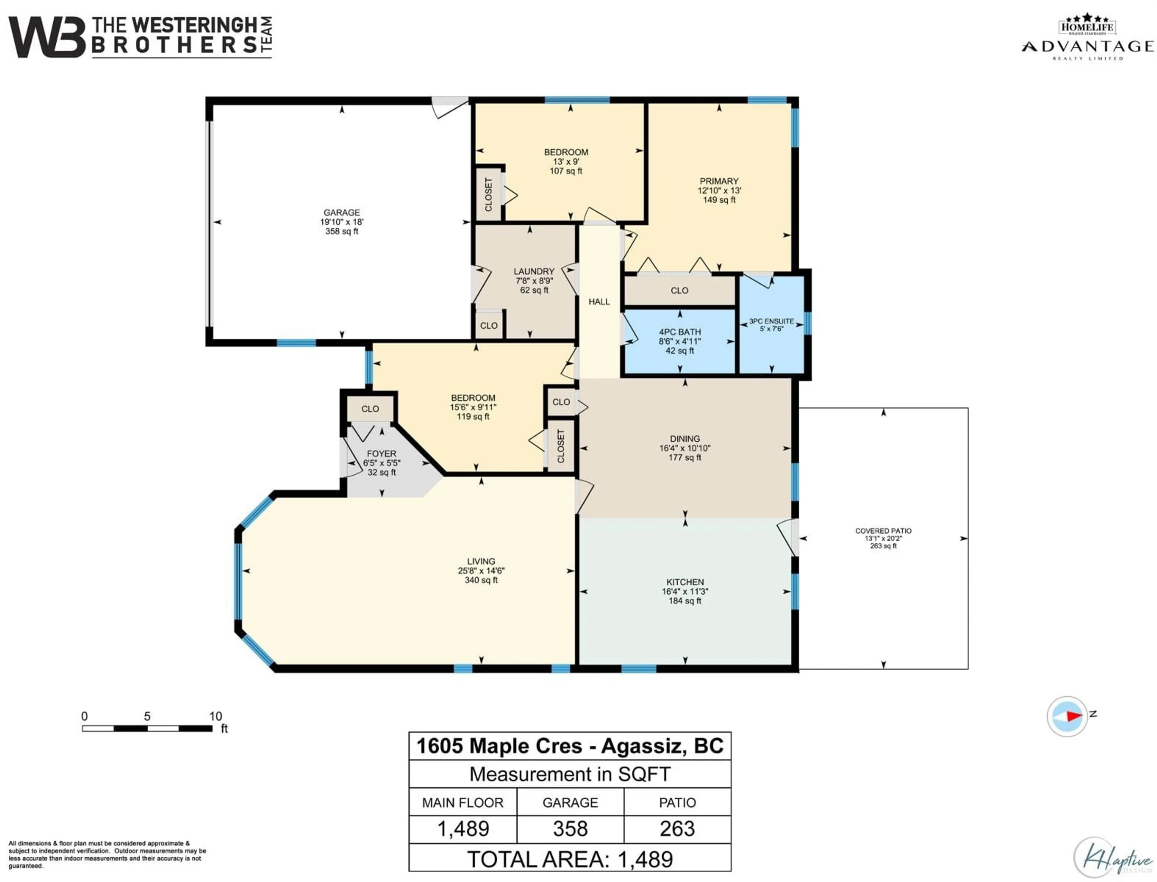 Floor plan for 1605 MAPLE CRESCENT|Agassiz, Agassiz British Columbia V0M1A2