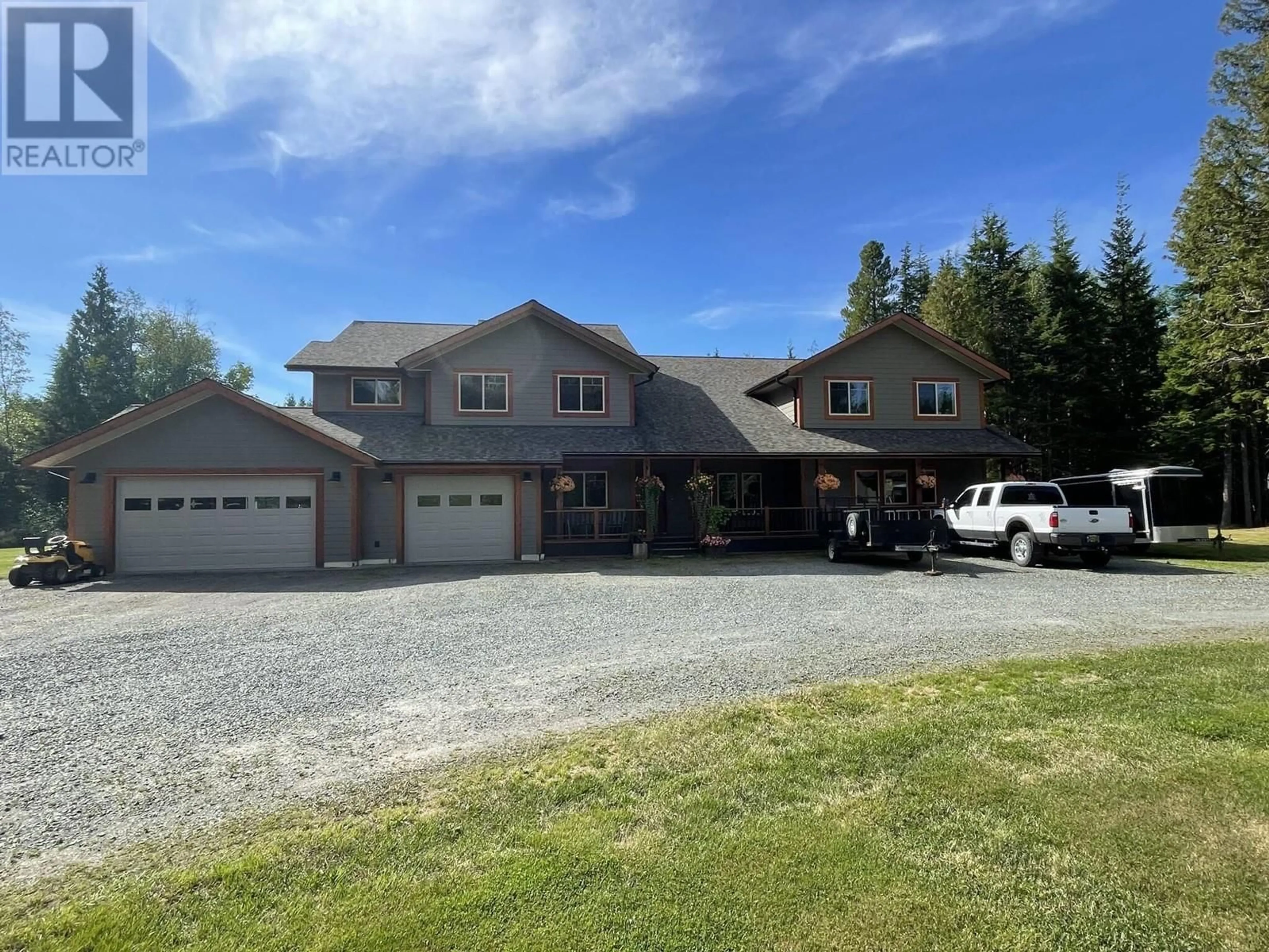 A pic from outside/outdoor area/front of a property/back of a property/a pic from drone, unknown for 4915 MERKLEY ROAD, Terrace British Columbia V8G0B5