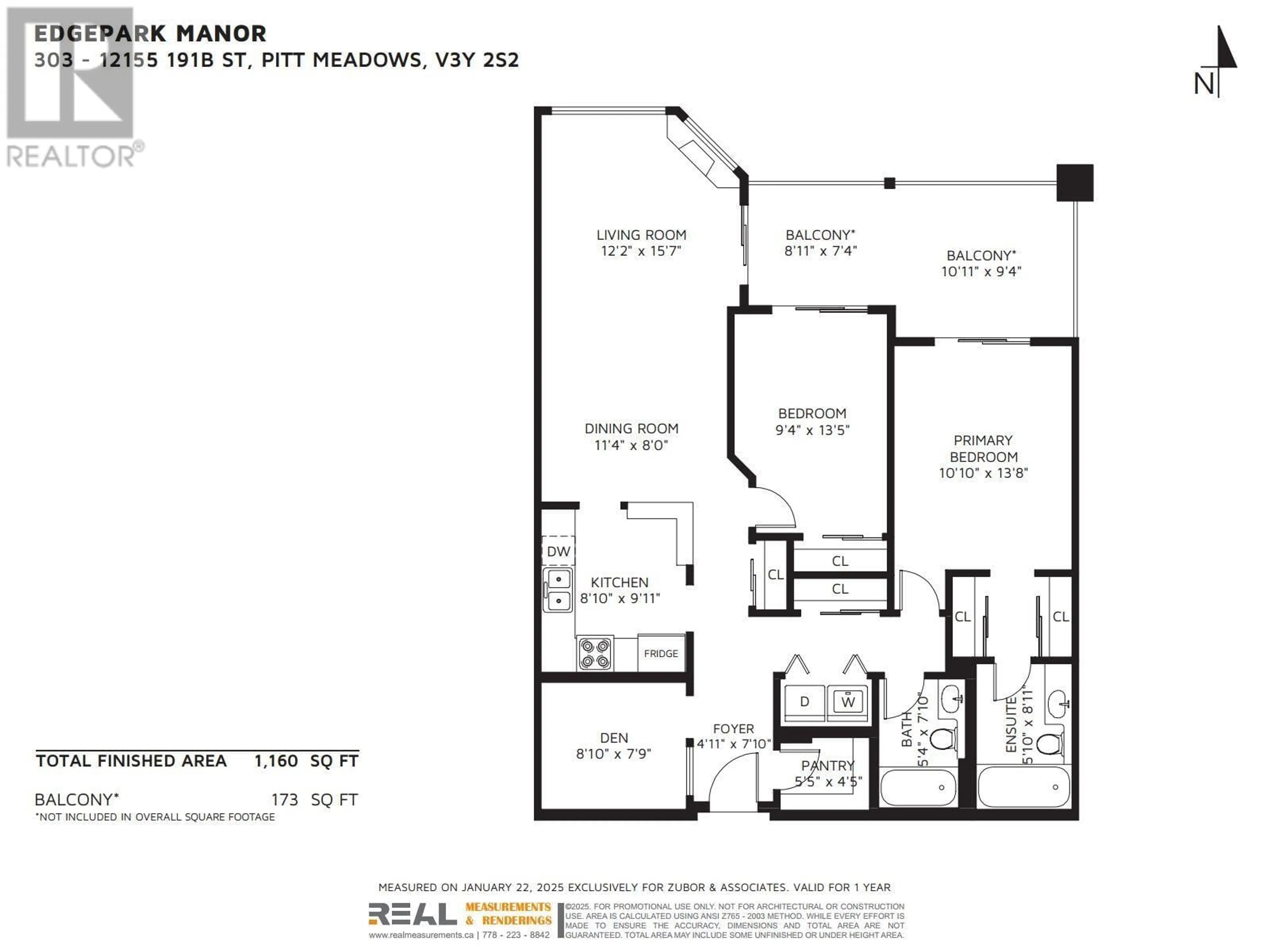 Floor plan for 303 12155 191B STREET, Pitt Meadows British Columbia V3Y2S2