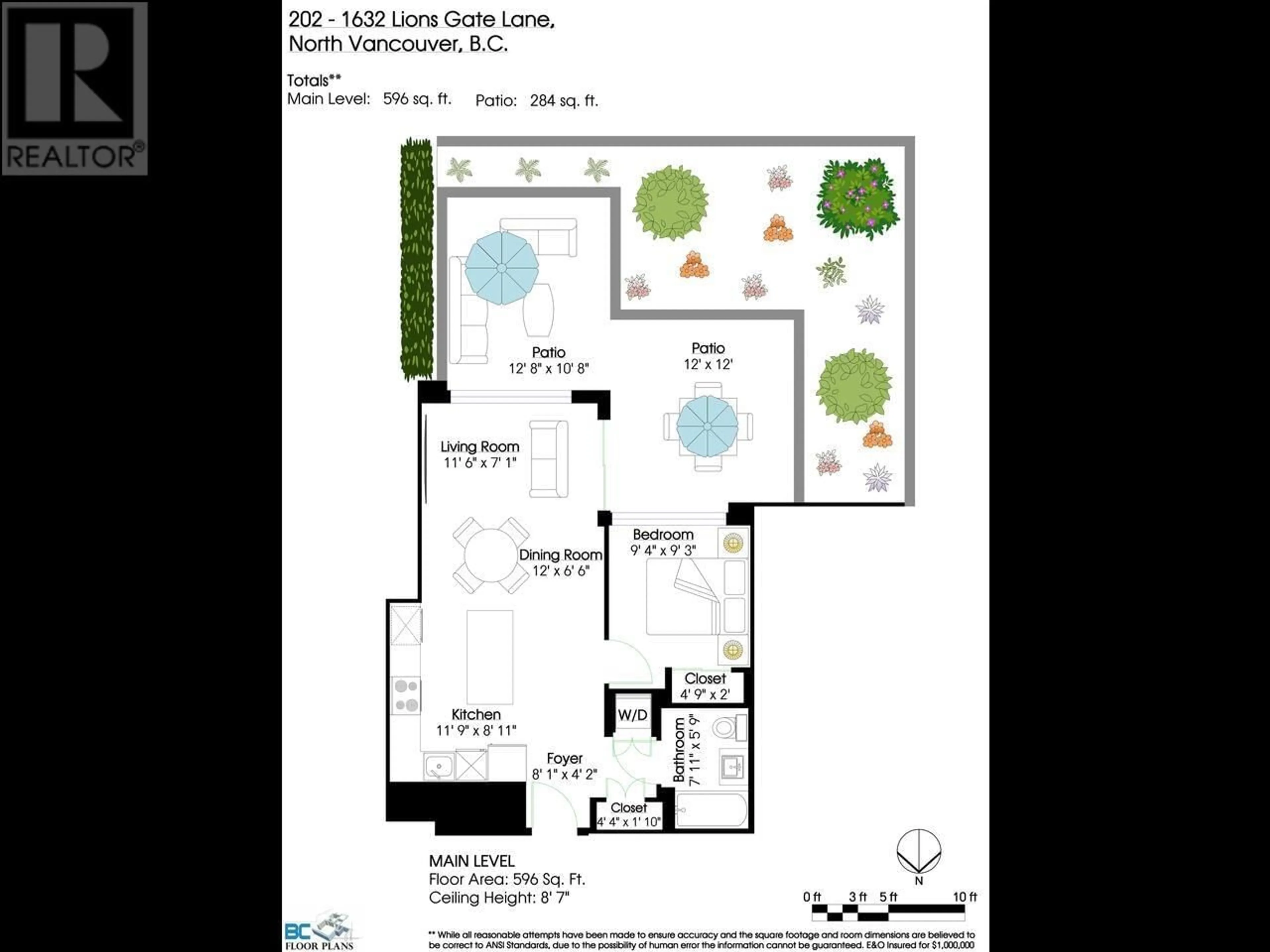 Floor plan for 202 - 1632 LIONS GATE LANE, North Vancouver British Columbia V7P0E2