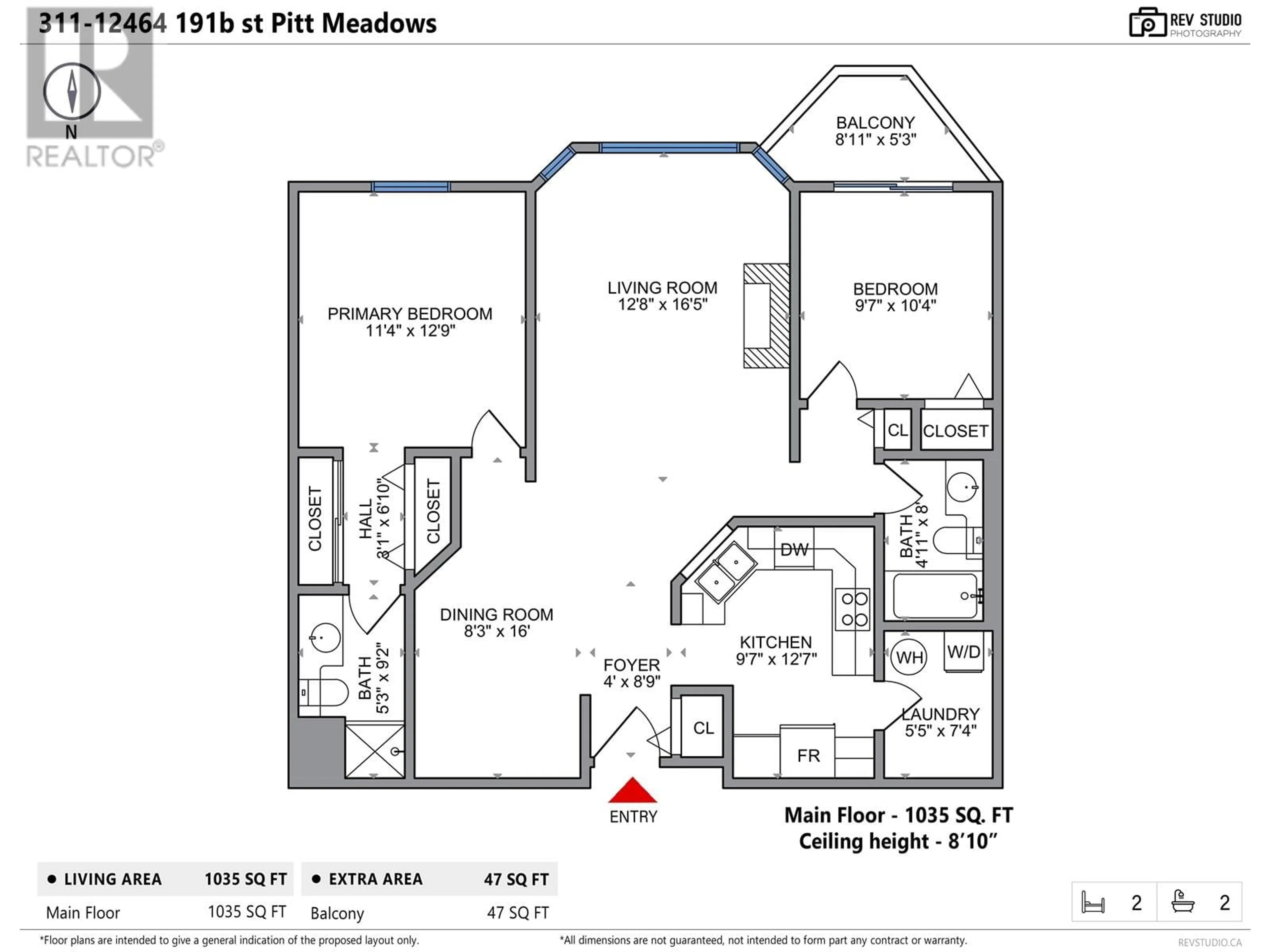 Floor plan for 311 12464 191B STREET, Pitt Meadows British Columbia V3Y2P6