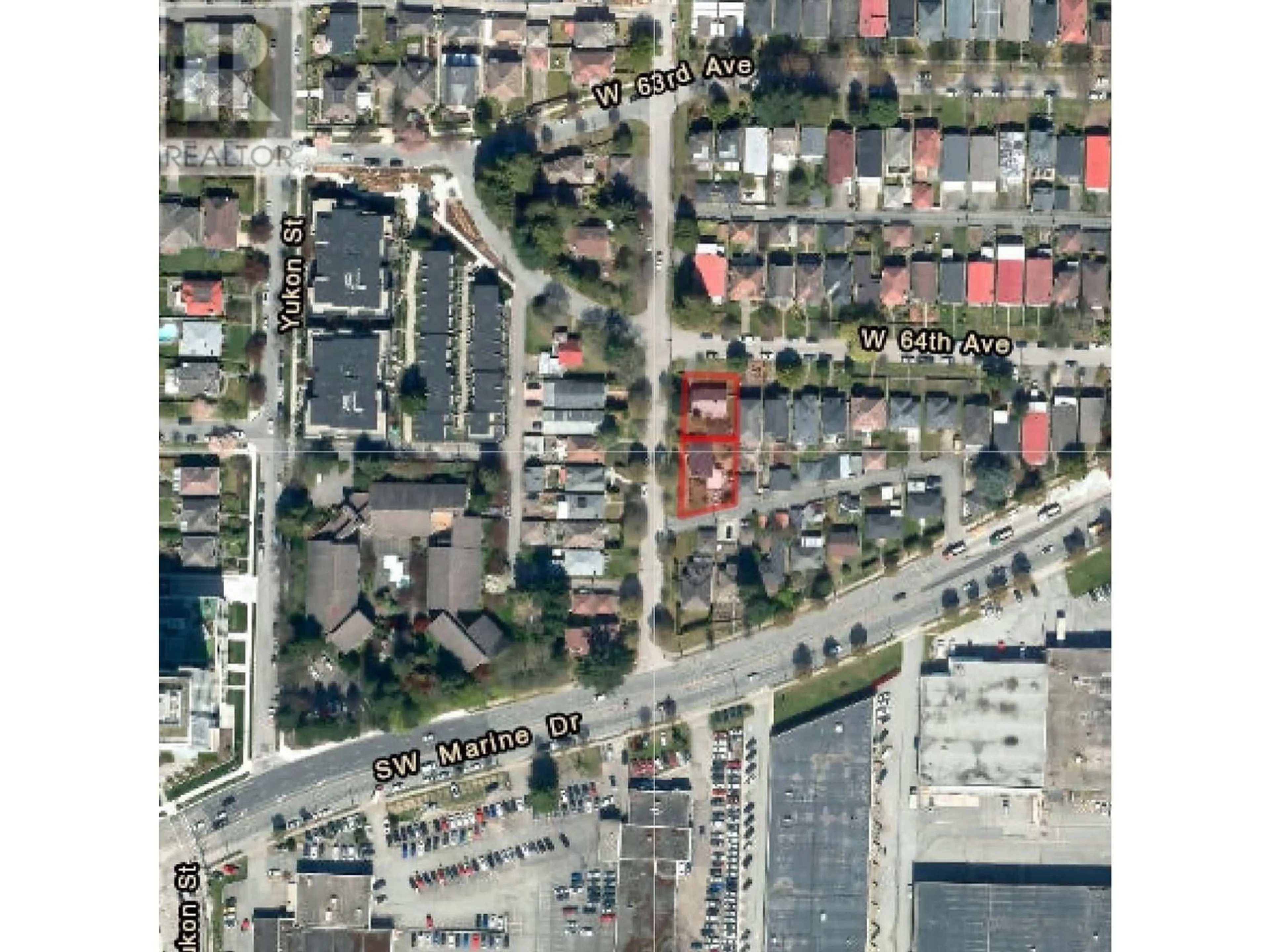 Picture of a map for 298 W 64TH AVENUE, Vancouver British Columbia V5X2L8