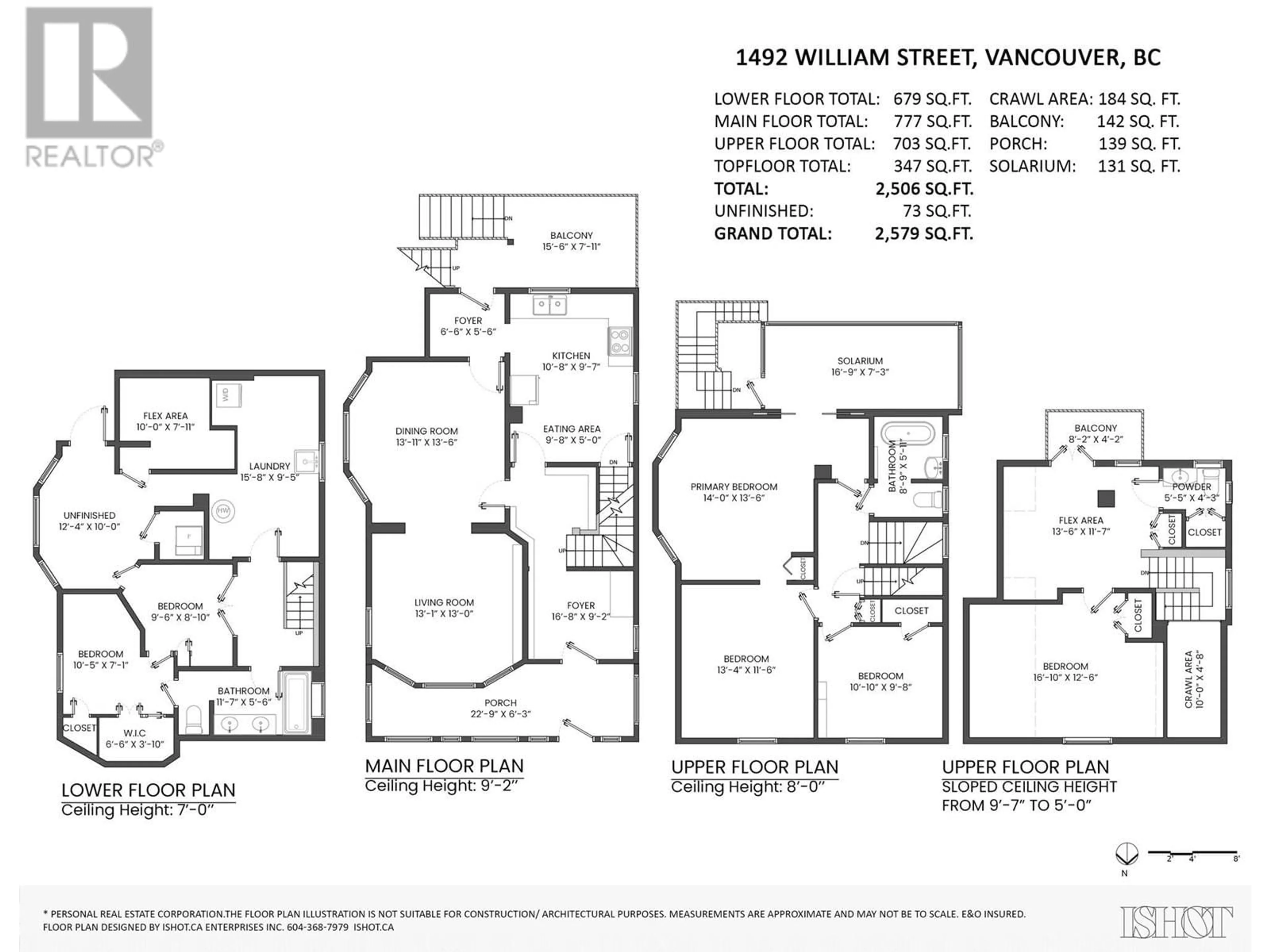 Floor plan for 1492 WILLIAM STREET, Vancouver British Columbia V5L2P9