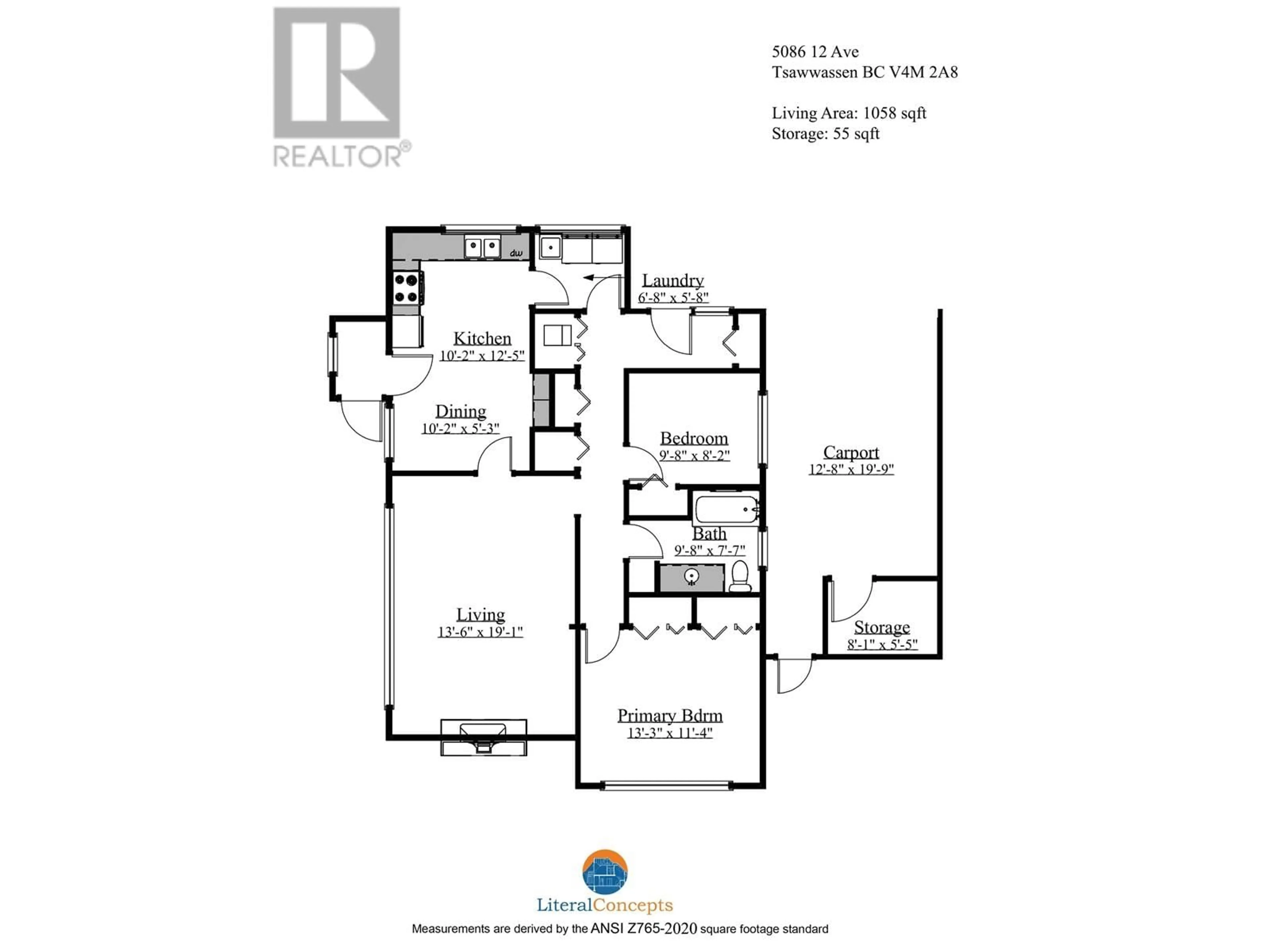 Floor plan for 5086 12 AVENUE, Delta British Columbia V4M2A8