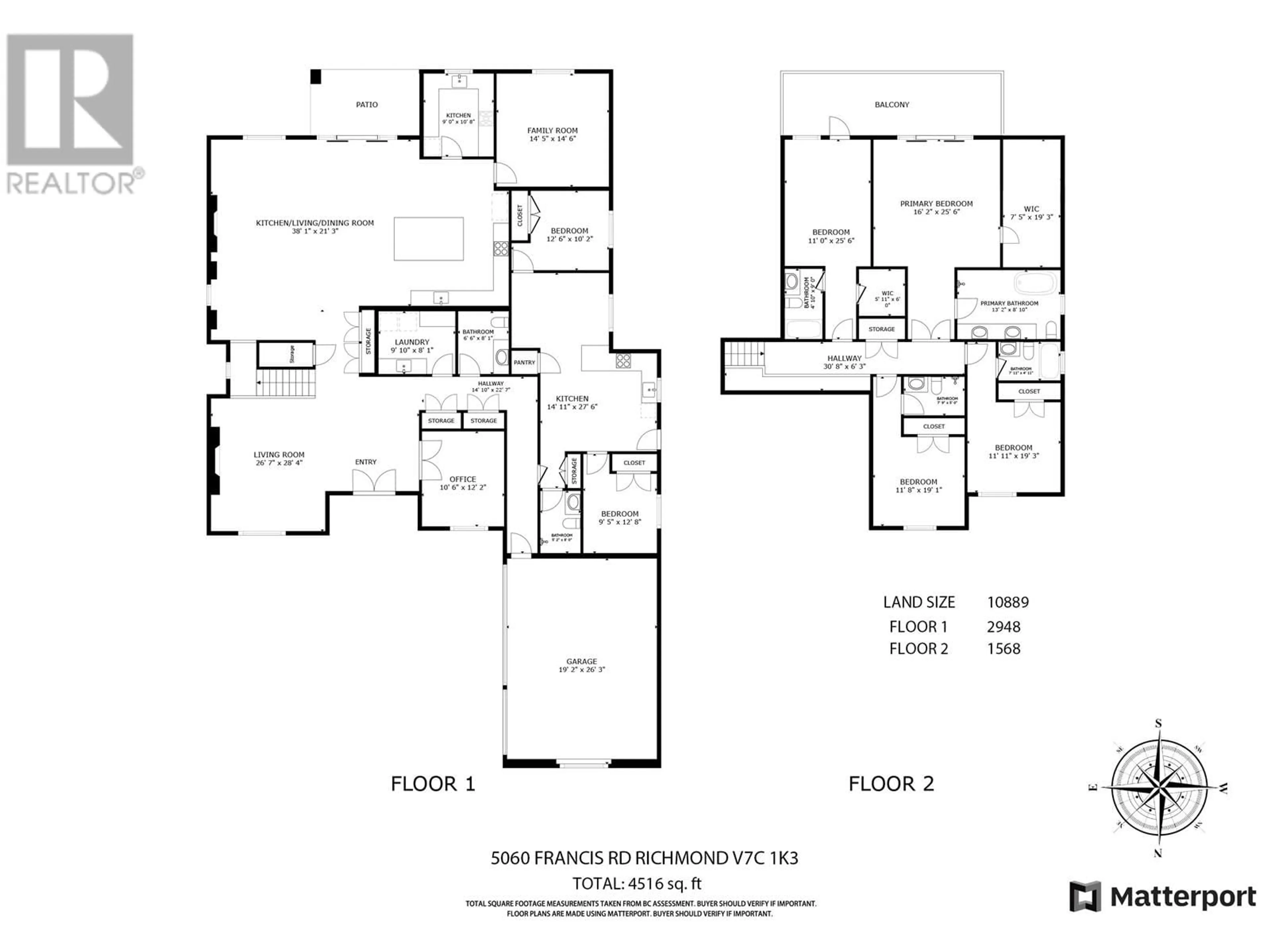 Floor plan for 5060 FRANCIS ROAD, Richmond British Columbia V7C1K3