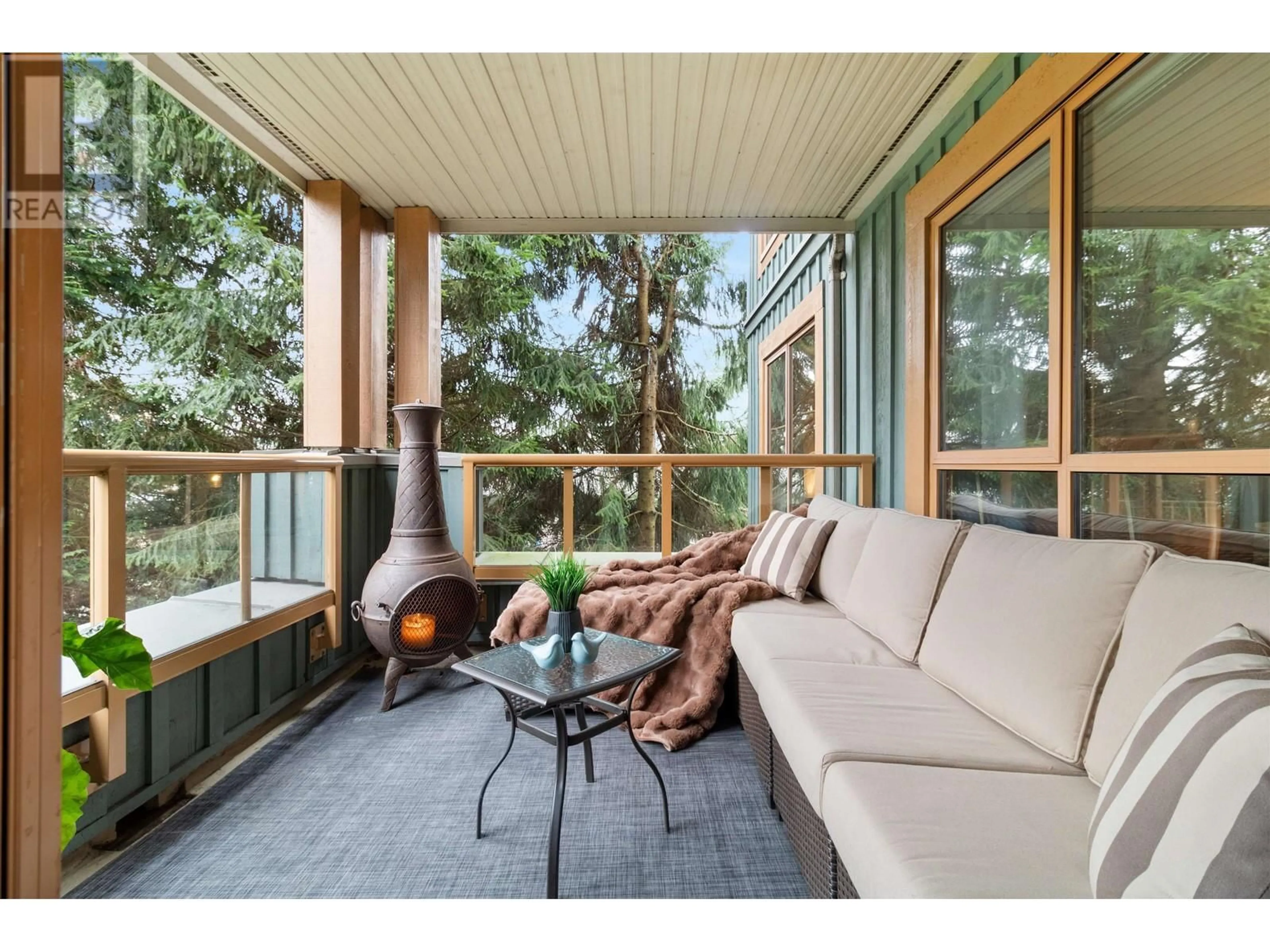 Patio, forest/trees view for 204 285 NEWPORT DRIVE, Port Moody British Columbia V3H5J6