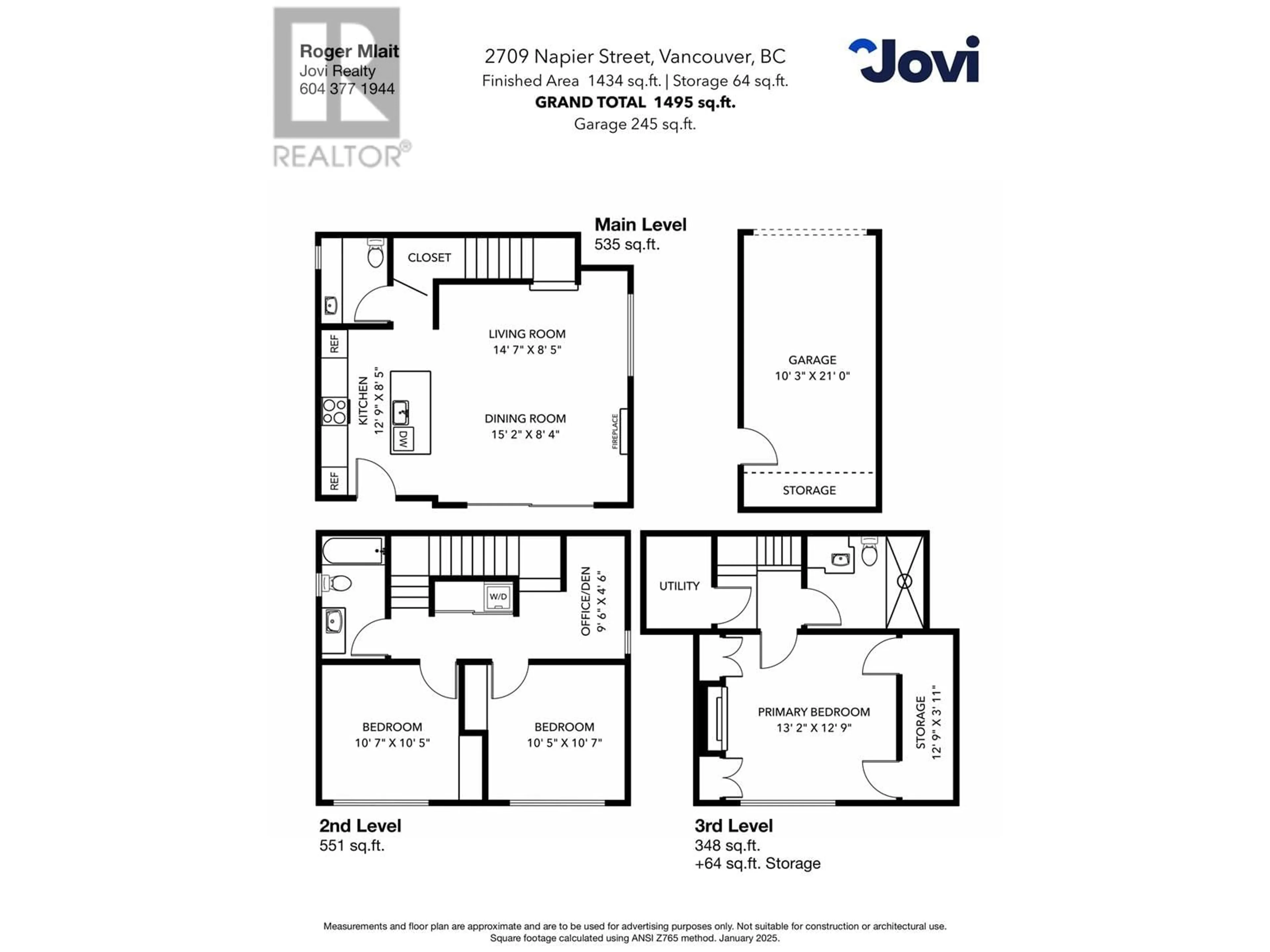 Floor plan for 1 2709 NAPIER STREET, Vancouver British Columbia V5K2W9