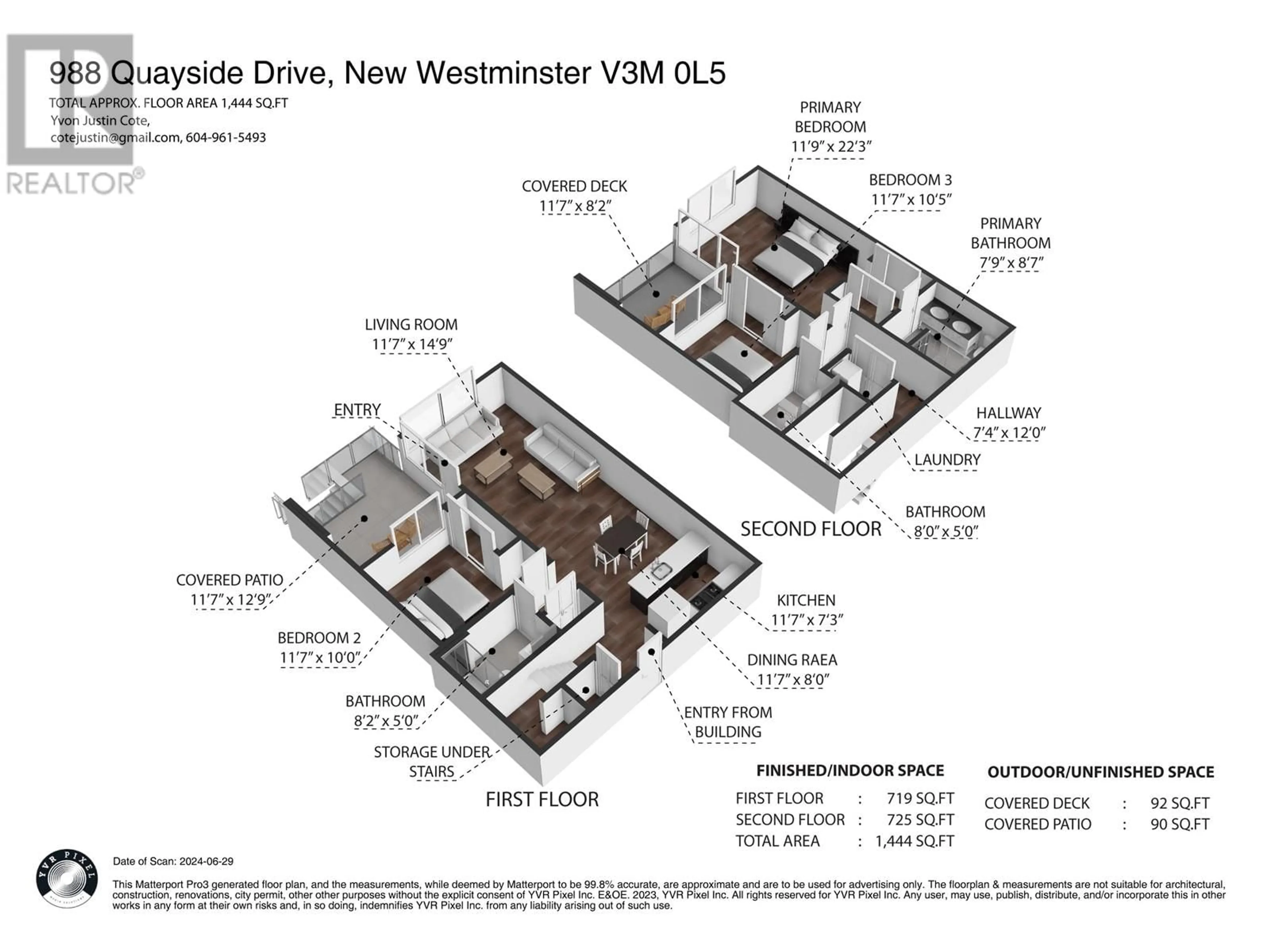 Unknown for TH3 988 QUAYSIDE DRIVE, New Westminster British Columbia V3M0L5