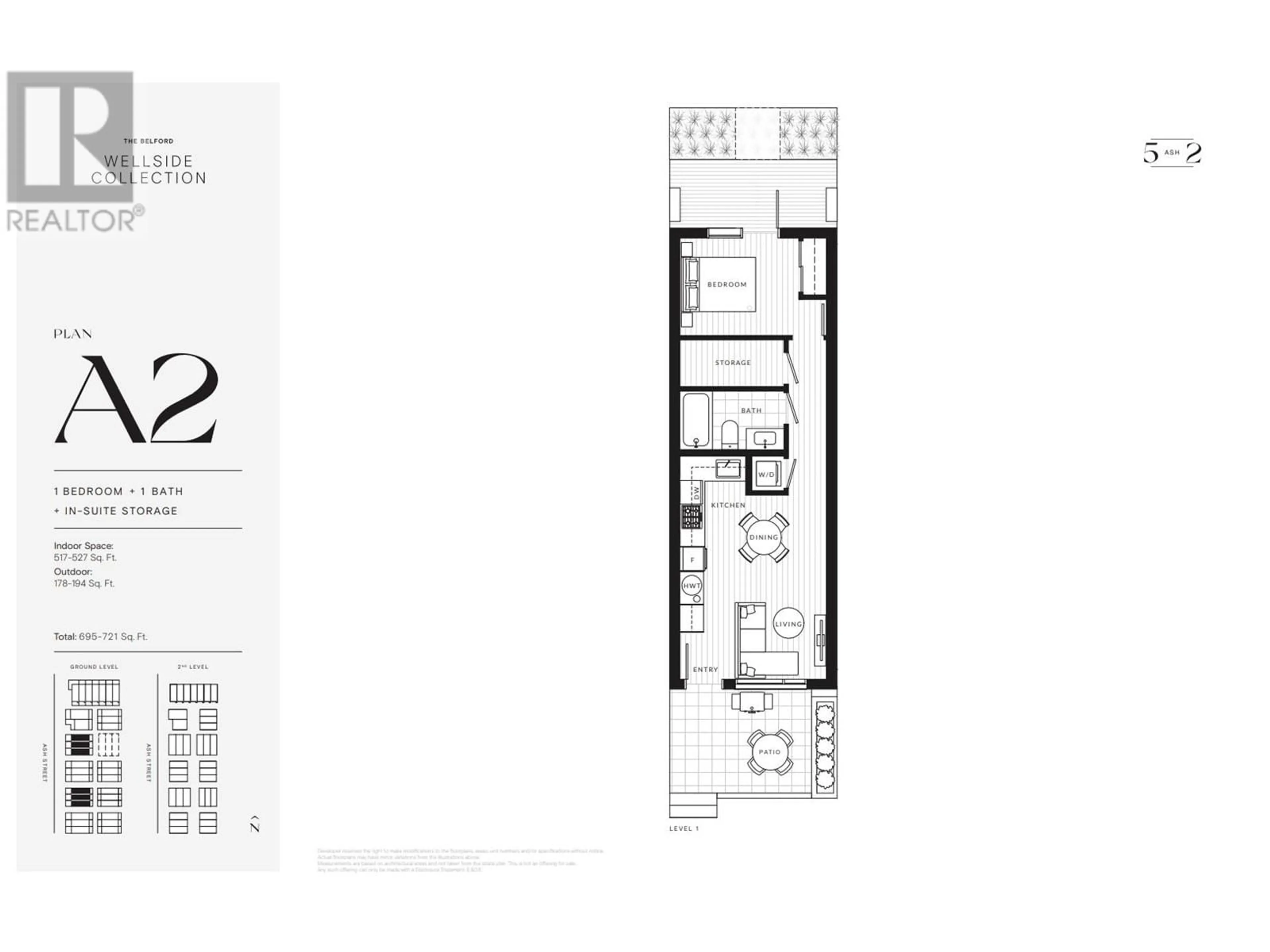 Floor plan for 14 - 6808 ASH STREET, Vancouver British Columbia V6P3K4