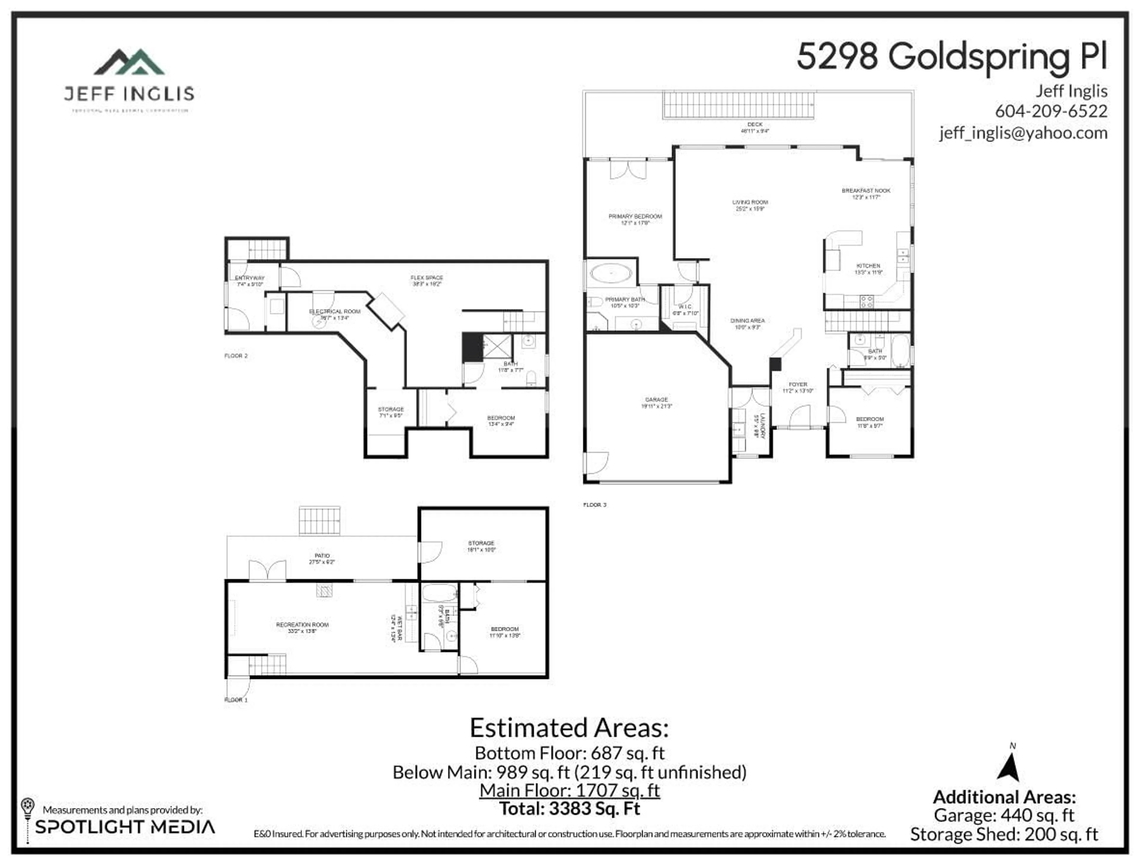 Floor plan for 5298 GOLDSPRING PLACE|Promontory, Sardis British Columbia V2R3Y3