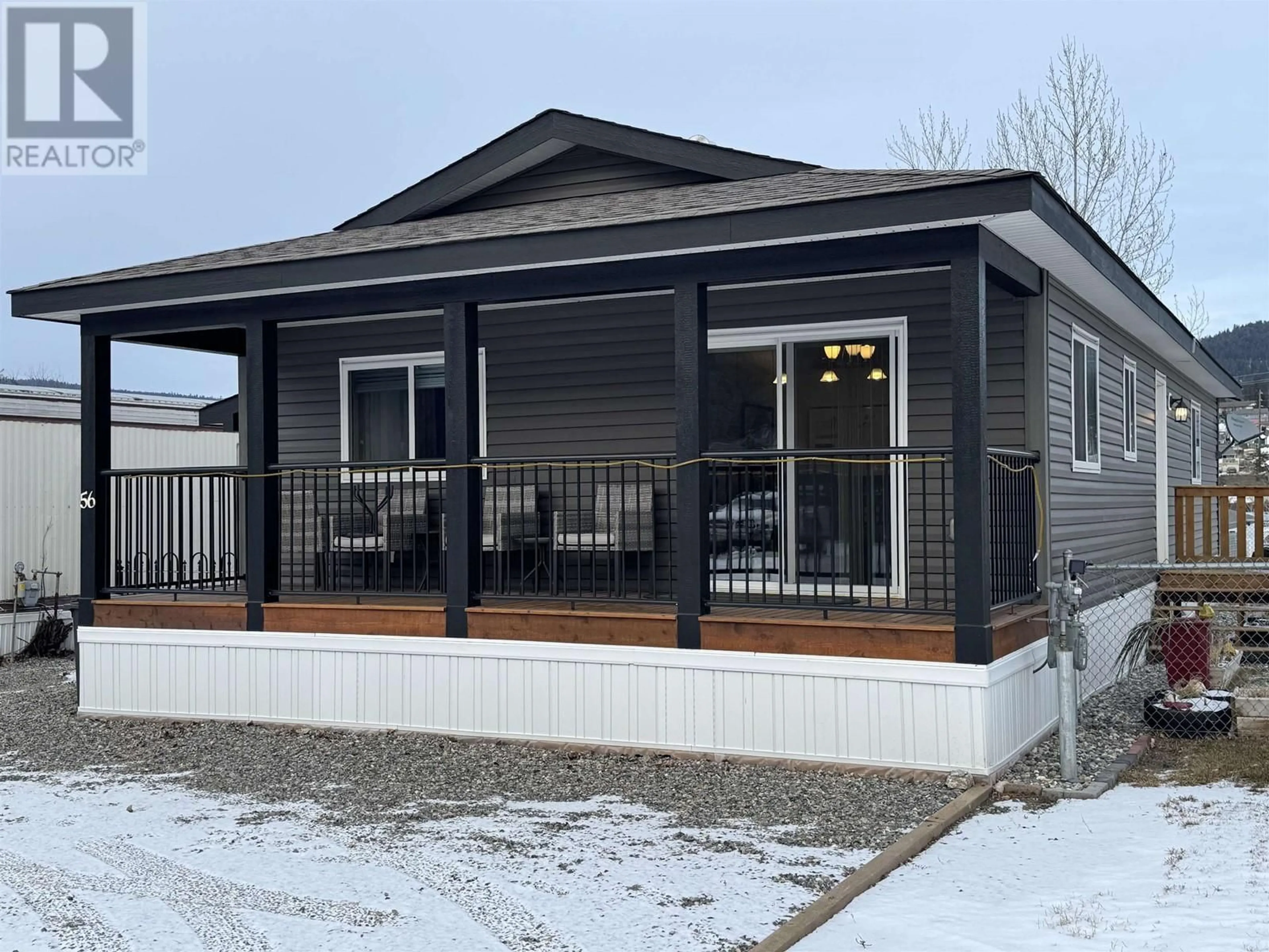 Home with vinyl exterior material, street for 56 3001 N MACKENZIE AVENUE, Williams Lake British Columbia V2G3N9