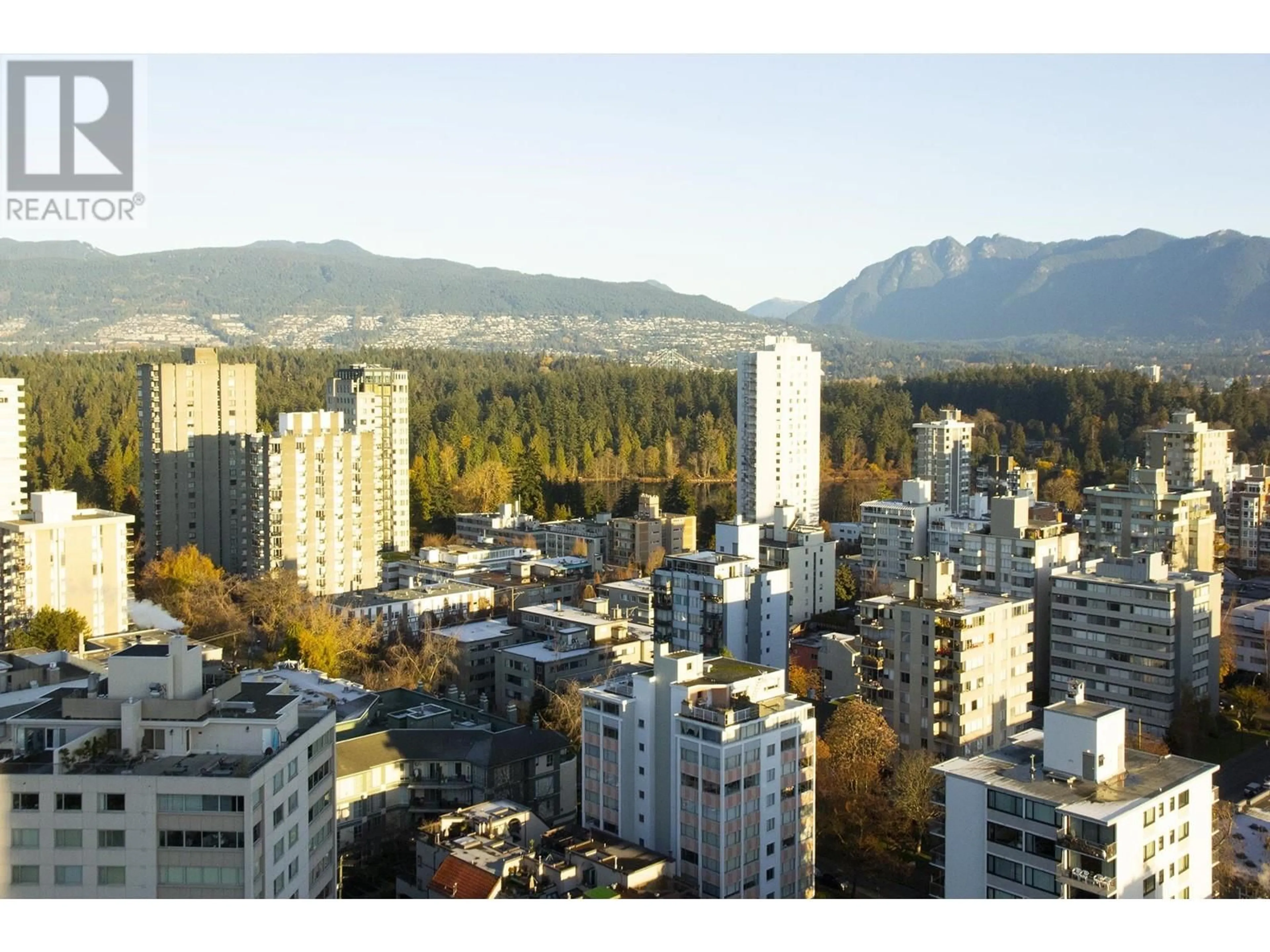 A pic from outside/outdoor area/front of a property/back of a property/a pic from drone, city buildings view from balcony for 1903 1850 COMOX STREET, Vancouver British Columbia V6G1R3