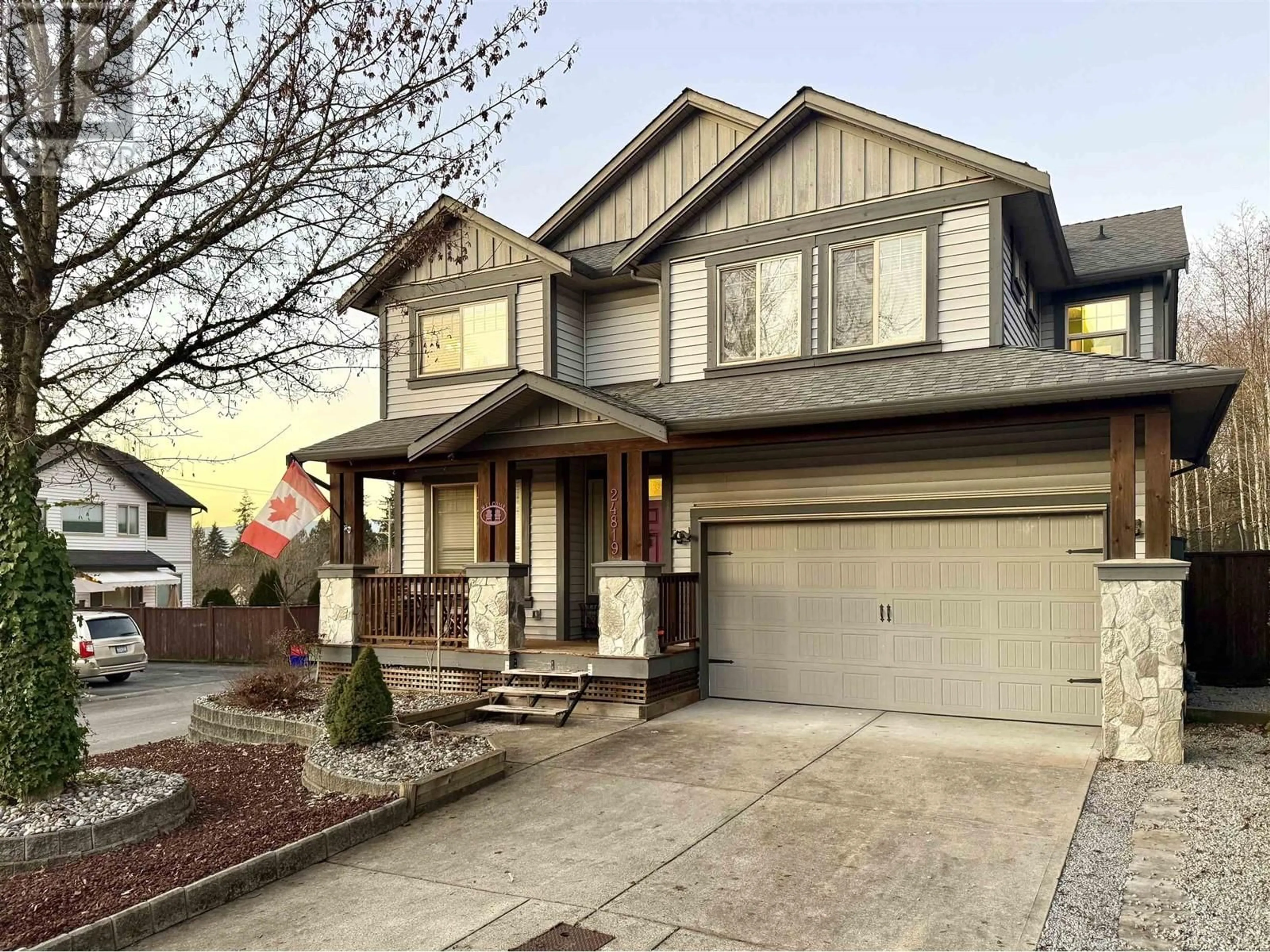 Home with vinyl exterior material, street for 24819 106B AVENUE, Maple Ridge British Columbia V2W0E1