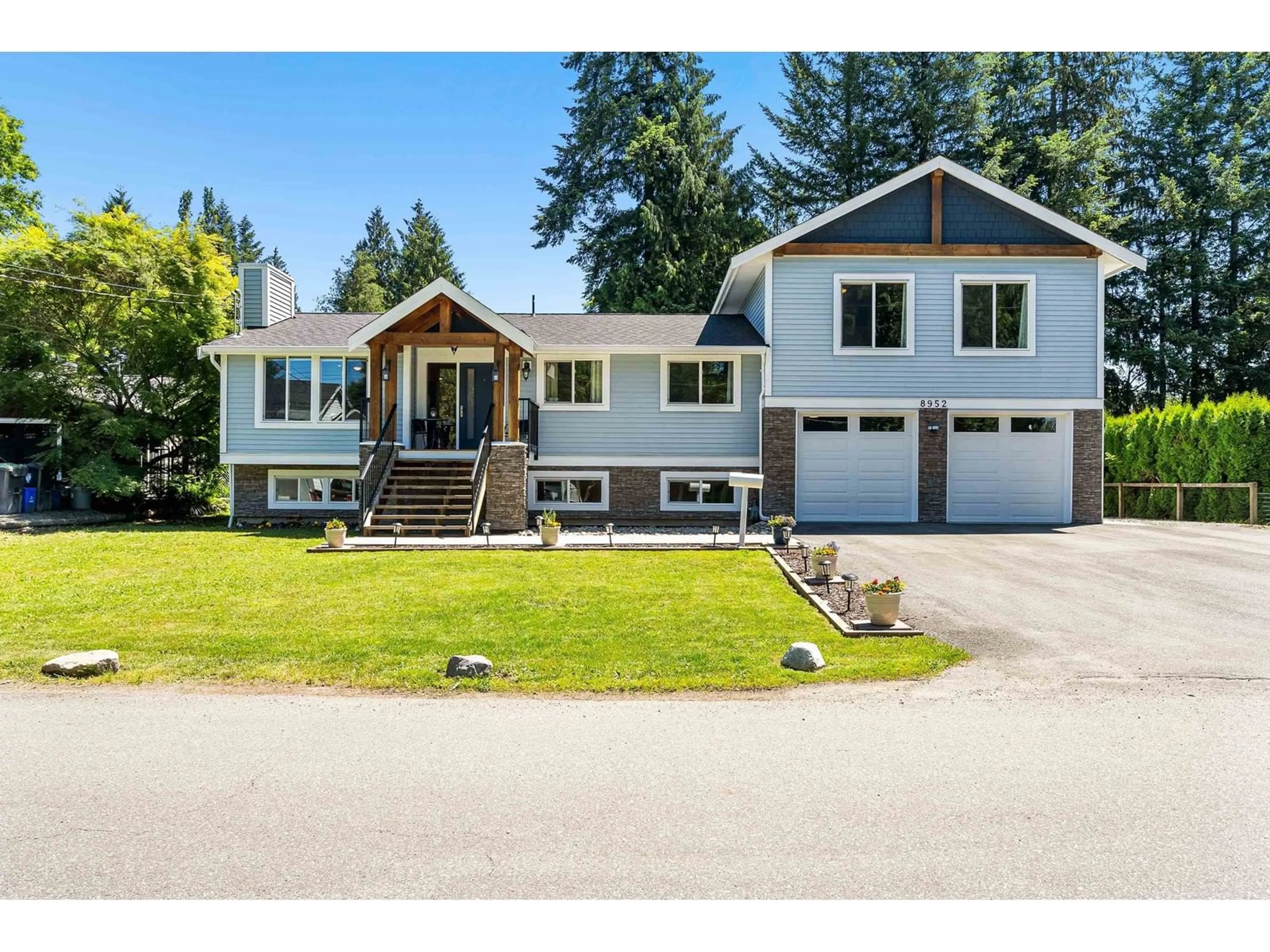 Home with vinyl exterior material, street for 8952 HADDEN STREET, Langley British Columbia V1M3T2