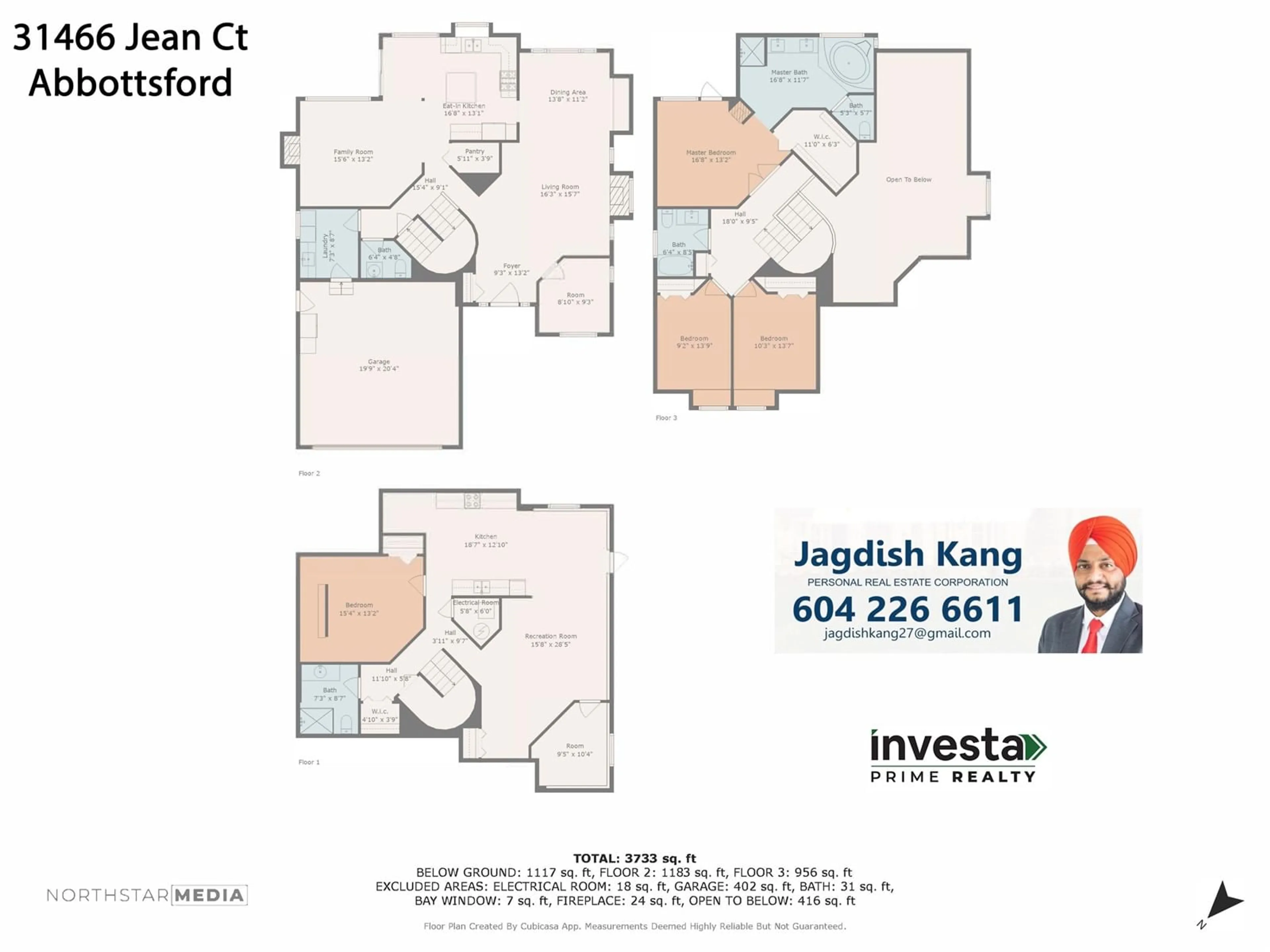 Floor plan for 31466 JEAN COURT, Abbotsford British Columbia V2T5N9